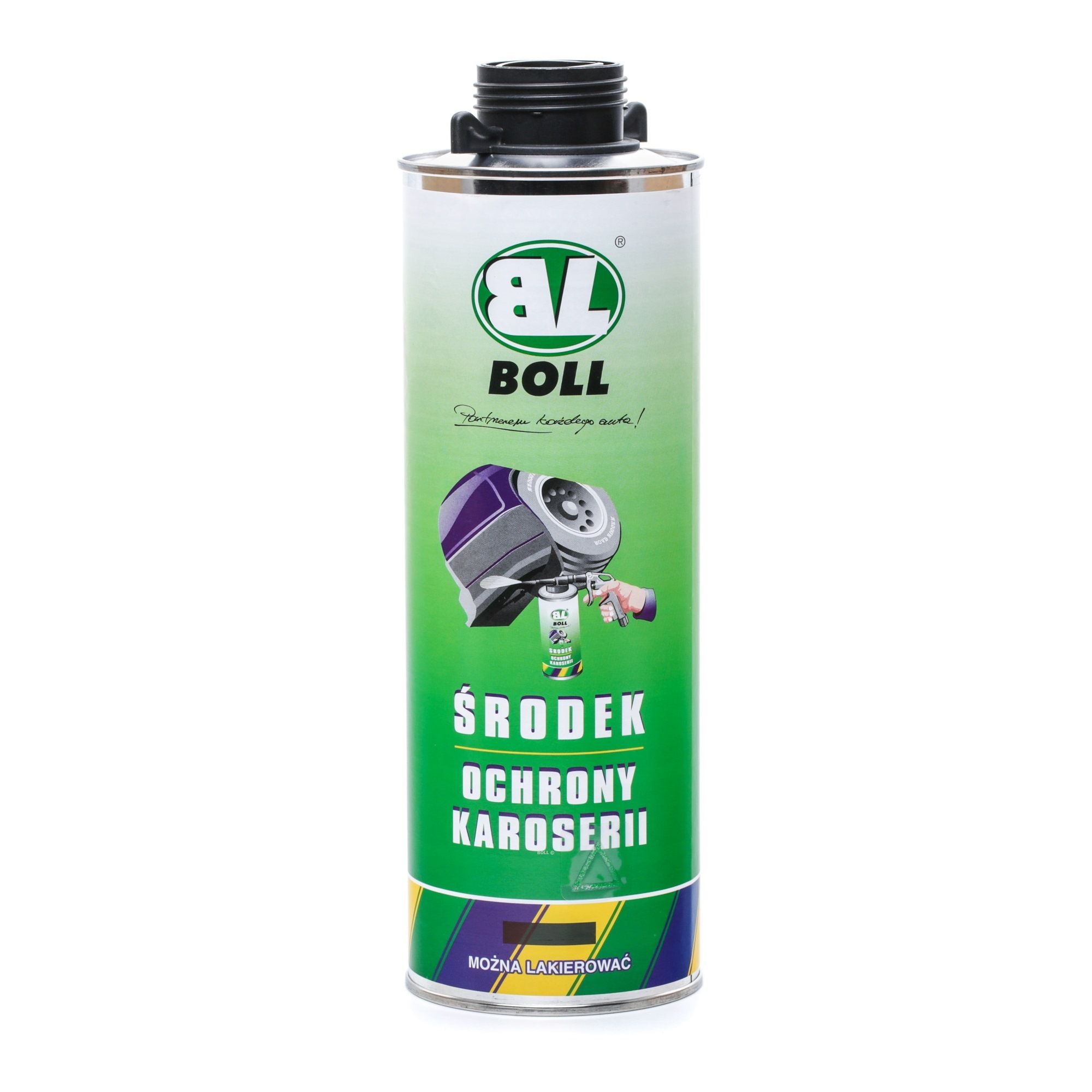 BOLL 001005 Anti chip car paint black, Over-paintable, Capacity: 1l