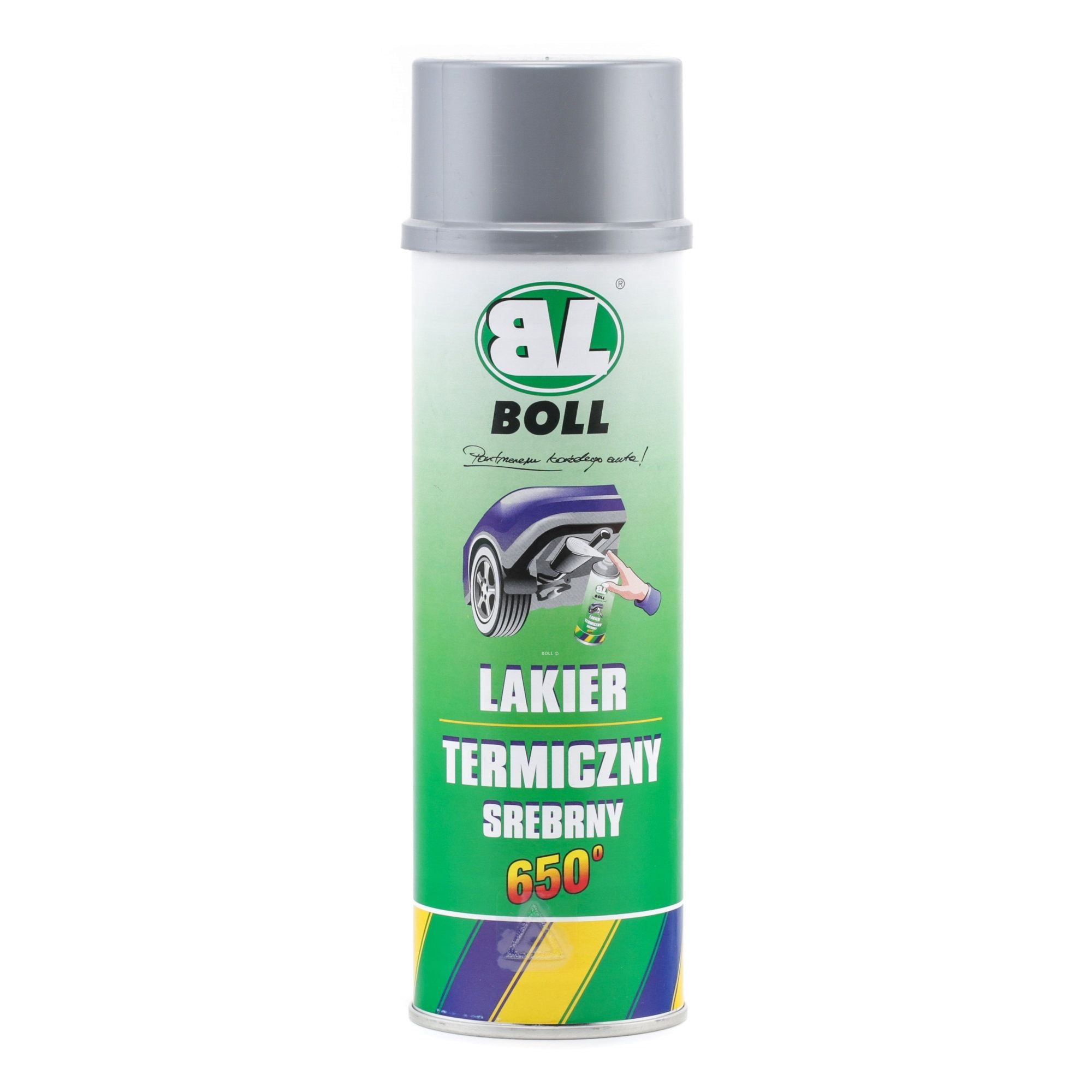 BOLL 001018 Car engine paint aerosol, silver, Capacity: 500ml