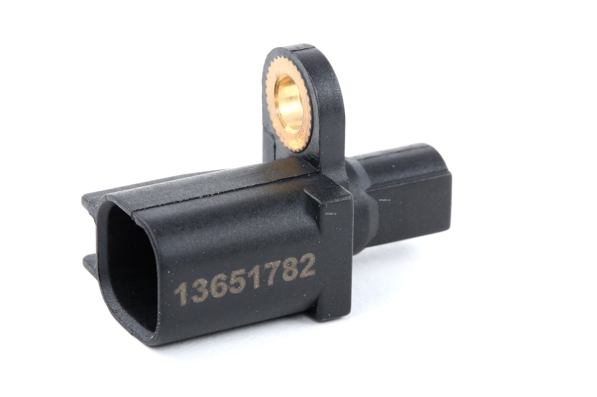 STARK SKWSS-0350456 ABS sensor Rear Axle both sides, without cable, Hall Sensor, 2-pin connector, 12mm, oval