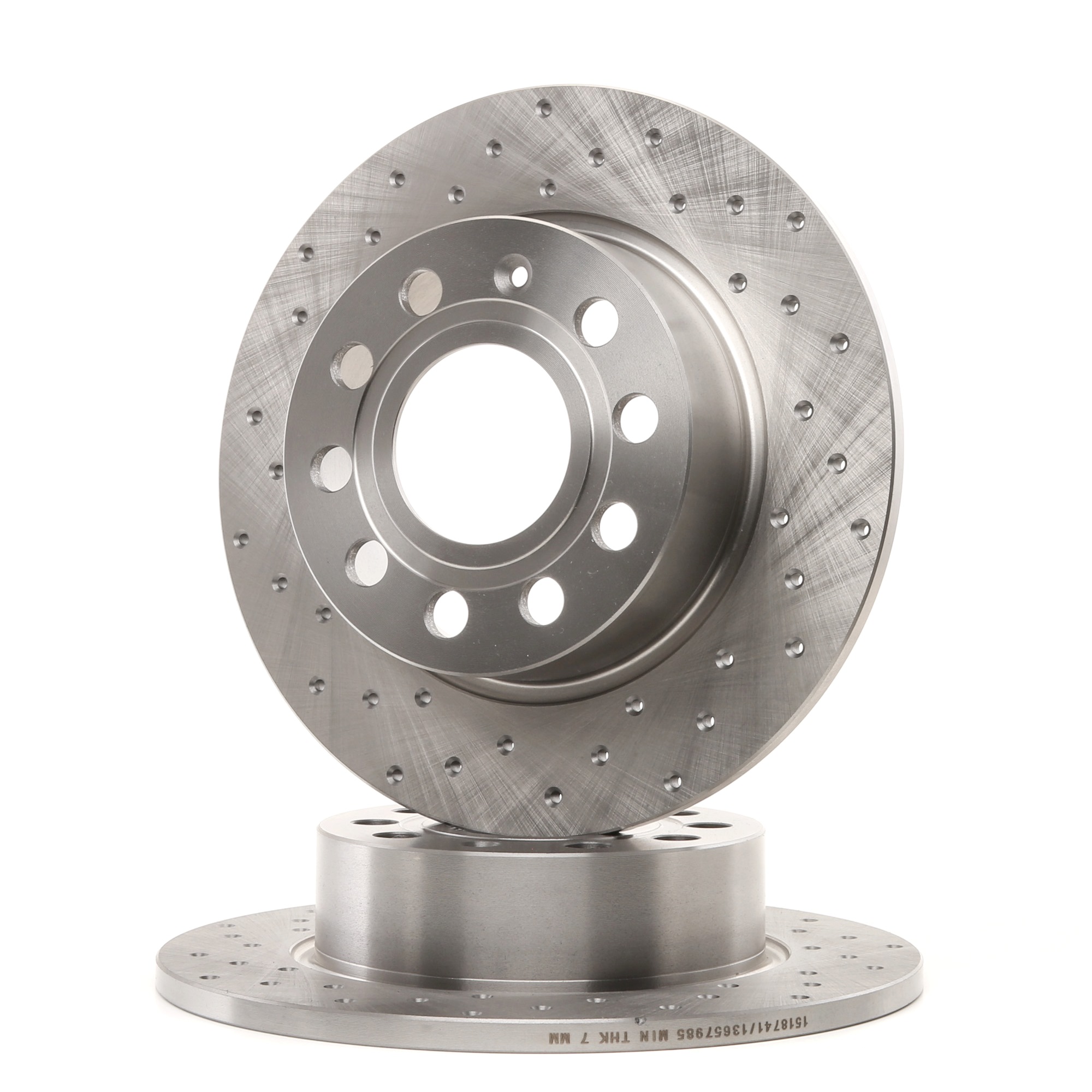 RIDEX Rear Axle, 253x10mm, 5, 5/10, solid Ø: 253mm, Num. of holes: 5, Brake Disc Thickness: 10mm Brake rotor 82B1730 buy