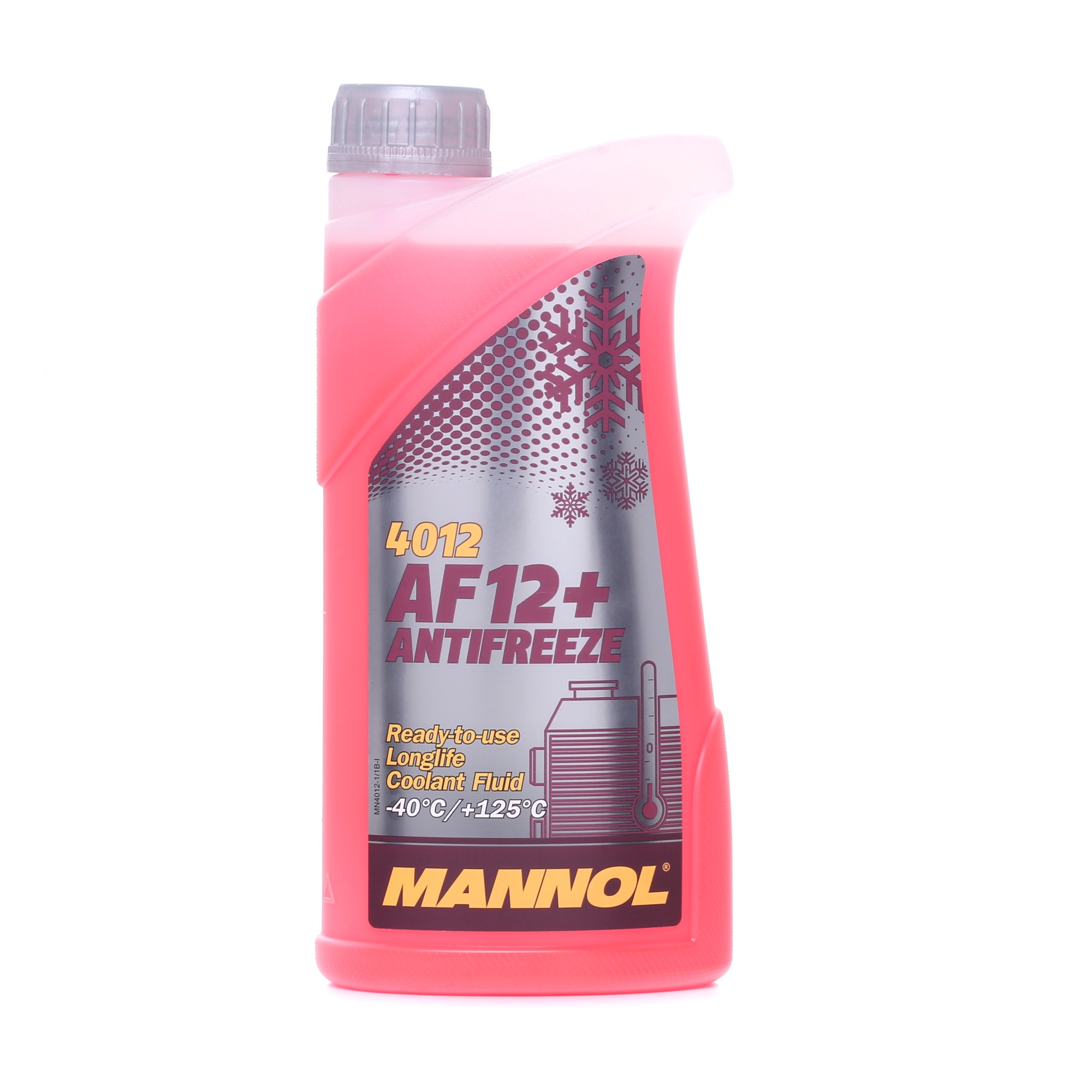 MANNOL AF12+ MN4012-1 Liquido refrigerante motore G12+ Rosso, 1l