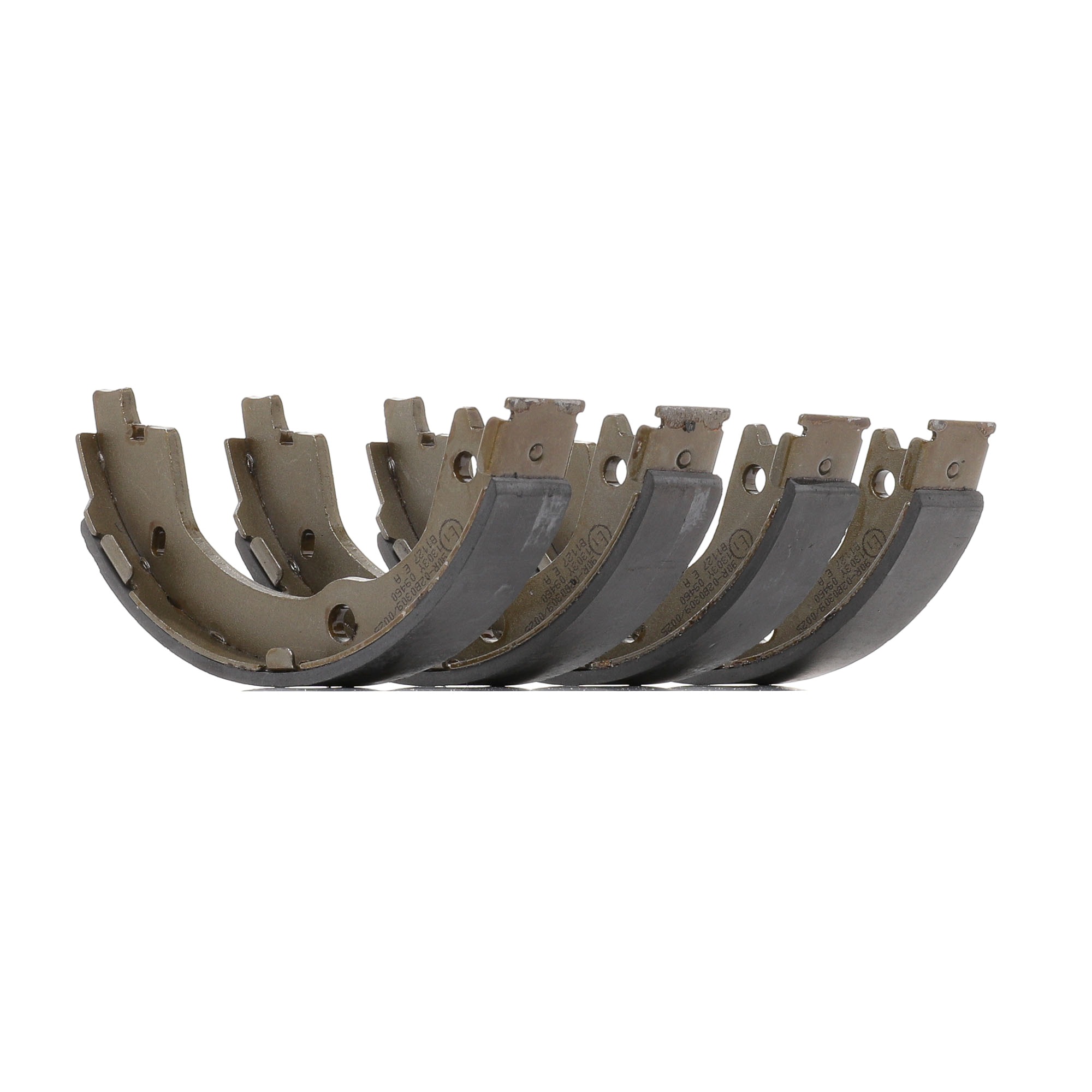 BREMBO S 24 553 Remschoenset 180 x 32 mm, Met handremhefboom