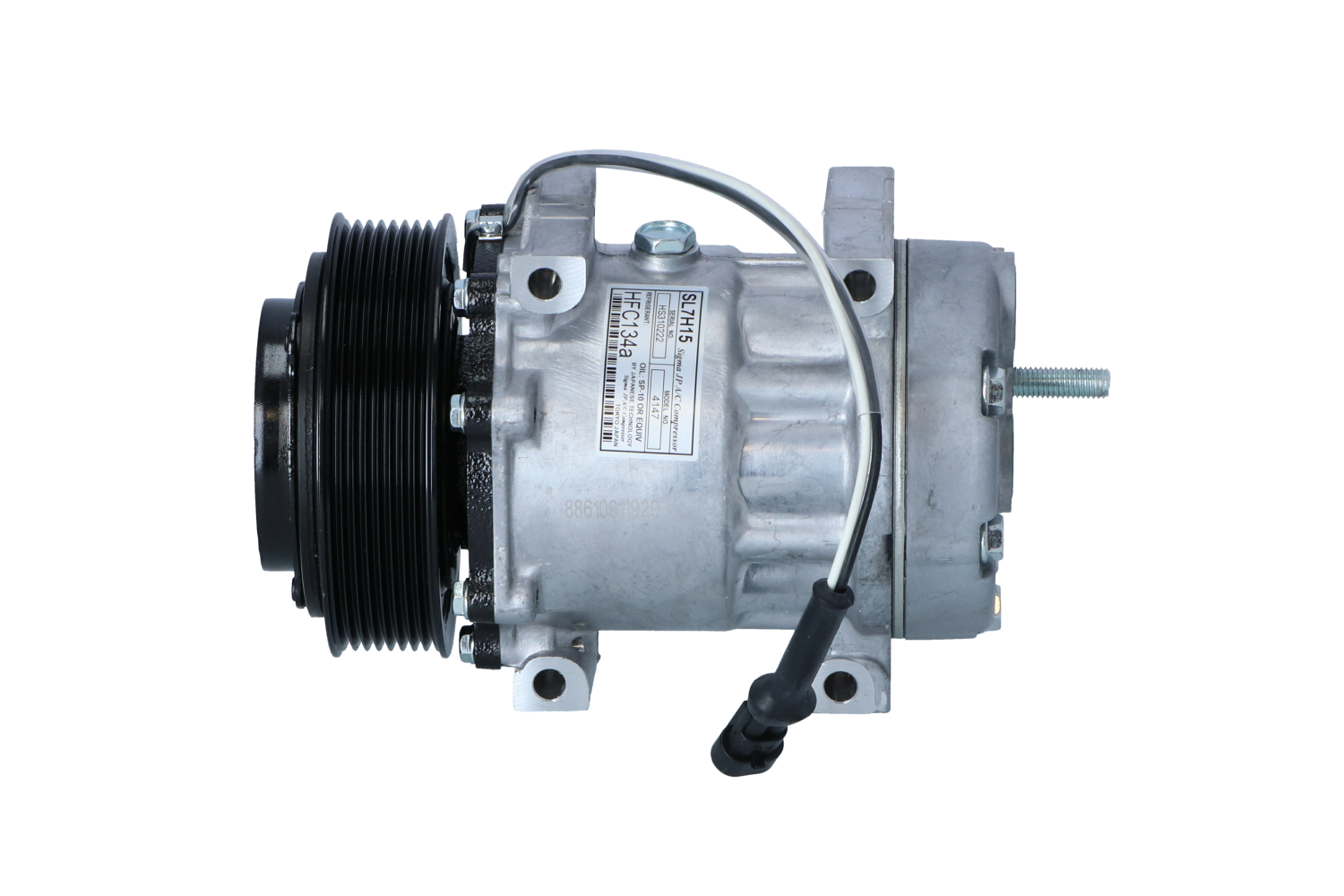 NRF 32780 Air conditioning compressor SD7H15, 24V, PAG 100, with PAG compressor oil, with seal ring