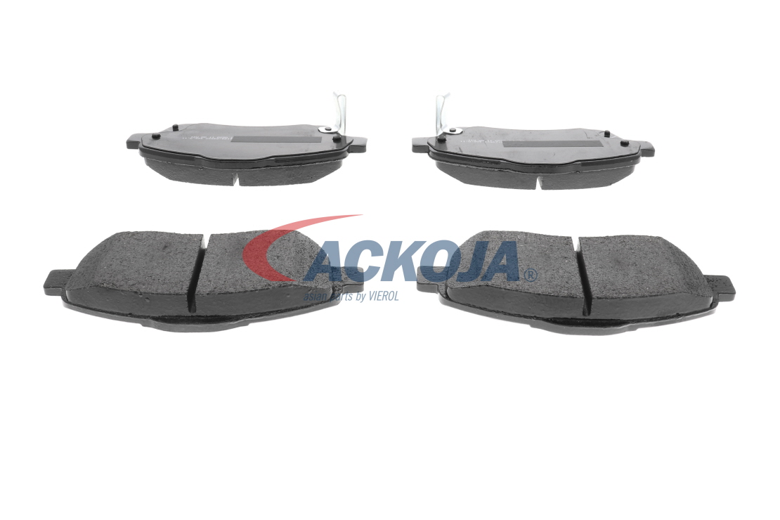 ACKOJA Front Axle, with acoustic wear warning Height: 63mm, Width: 150,8mm, Thickness: 19,3mm Brake pads A70-0030 buy