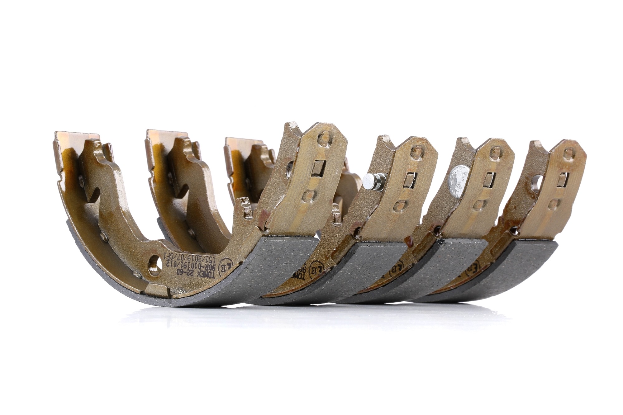 Image of TOMEX brakes Brake Shoes PEUGEOT,CITROËN,NISSAN TX 22-60 5191215AA,1606295280,5191215AA Brake Shoe Set,Brake Lining 5191215AA,4800A022,4800A041