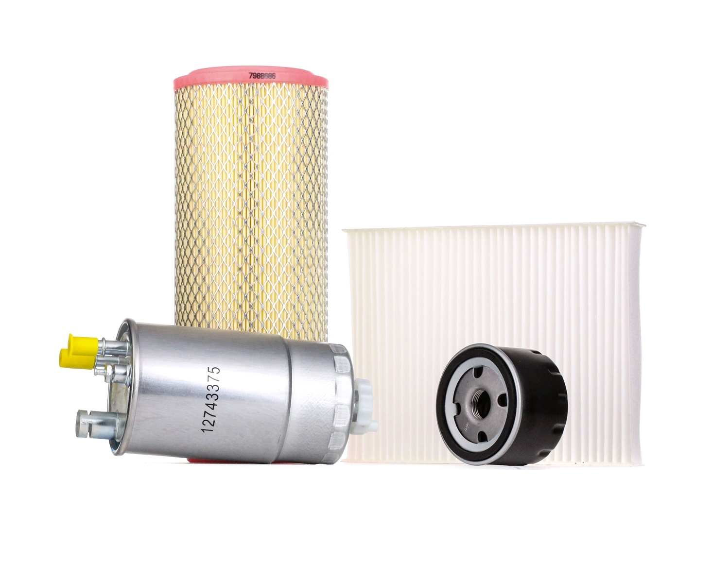 STARK SKFS-1880171 Filter kit with air filter, without oil drain plug, Spin-on Filter, In-Line Filter, Pollen Filter, four-piece