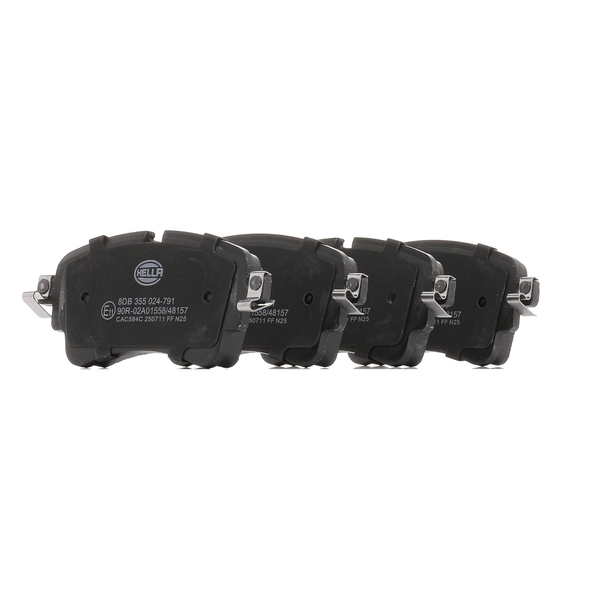 22308 HELLA 8DB355024791 Brake pad set AUDI A5 B9 Coupe (F53) 45 TFSI Mild Hybrid 245 hp Petrol/Electric 2019 price