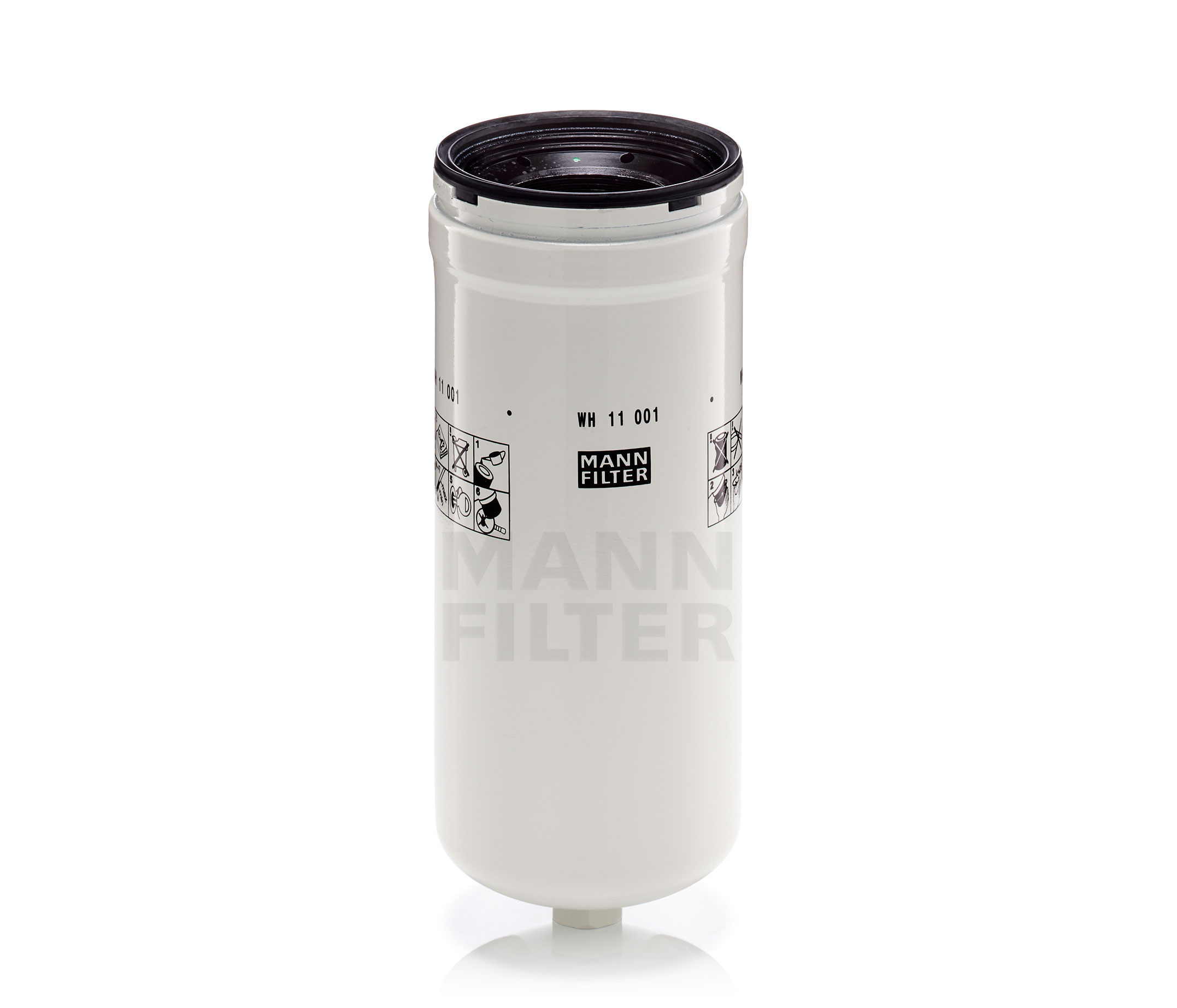 WH 11 001 x MANN-FILTER 106 mm Filter, Arbeitshydraulik WH 11 001 x günstig