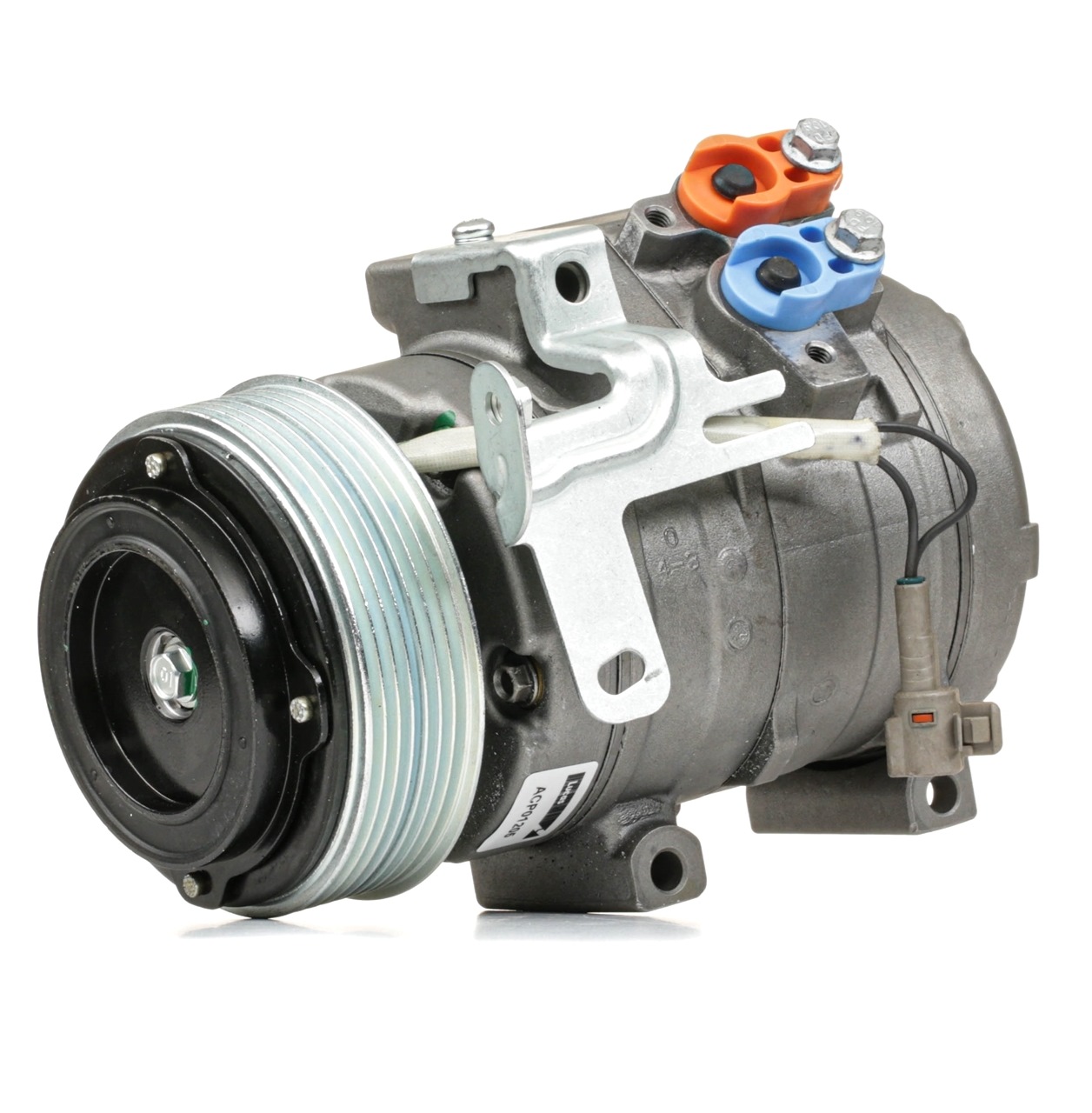 Купете ACP01205 LUCAS ELECTRICAL R134a ремъчна шайба-Ø: 110mm, брой на каналите: 7 Компресор за климатик ACP01205 евтино