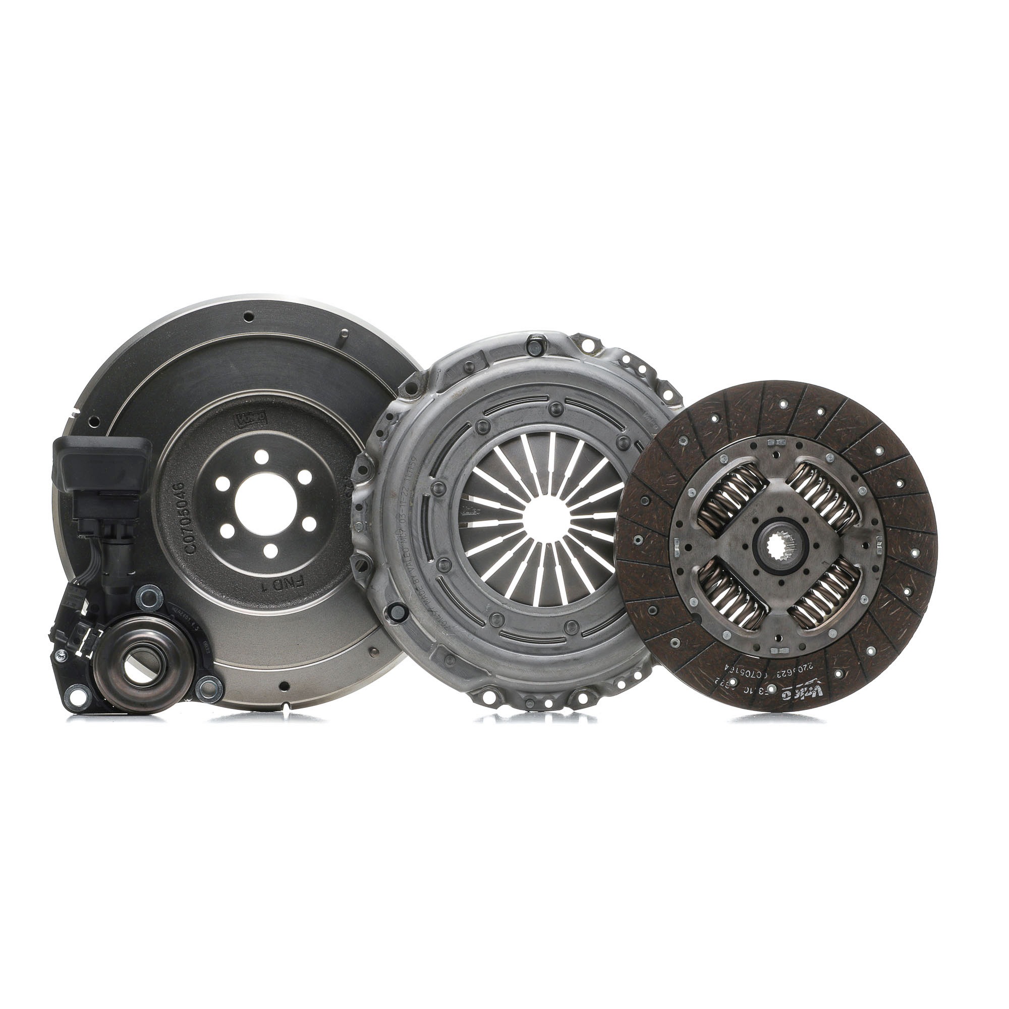VALEO 845180 Clutch kit with single-mass flywheel, with central slave cylinder, 228mm