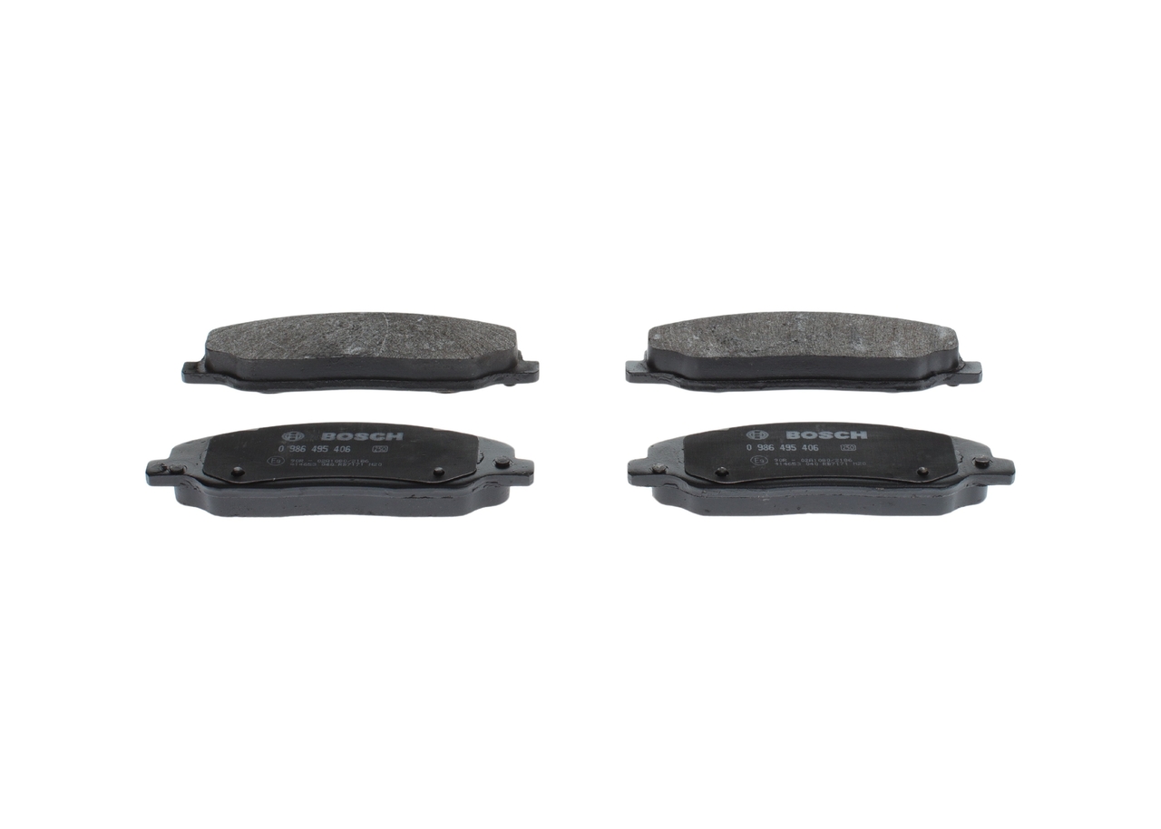 BP1779 0986495406 Brake pad set BOSCH 9R3Z2001B