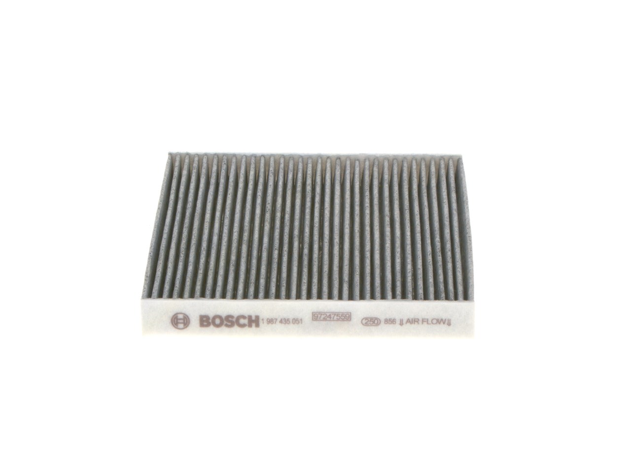R 5051 BOSCH Activated Carbon Filter, 155 mm x 156 mm x 20 mm Width: 156mm, Height: 20mm, Length: 155mm Cabin filter 1 987 435 051 buy