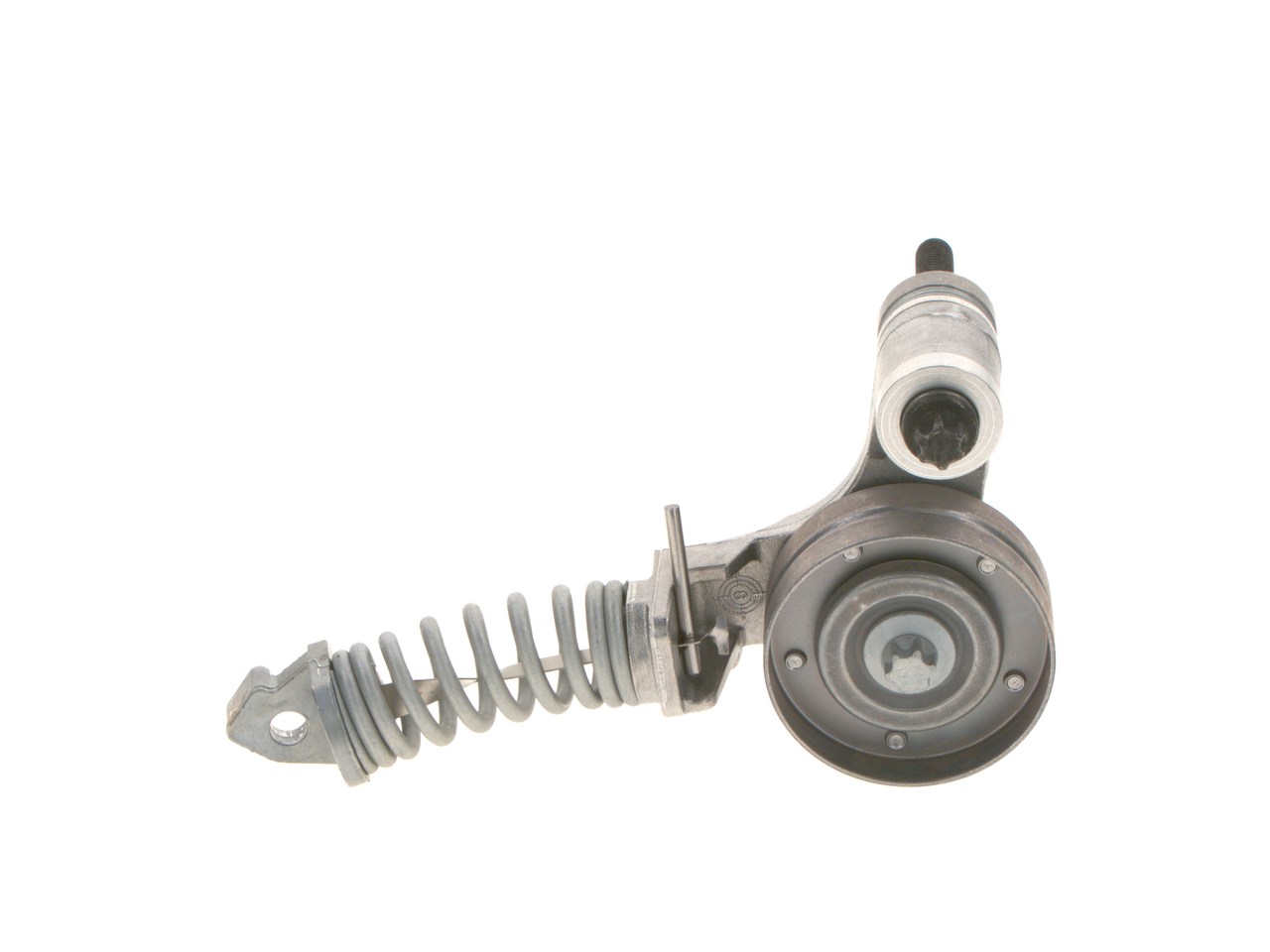 Volkswagen TOURAN Belt tensioner, v-ribbed belt 13783867 BOSCH 1 987 945 801 online buy