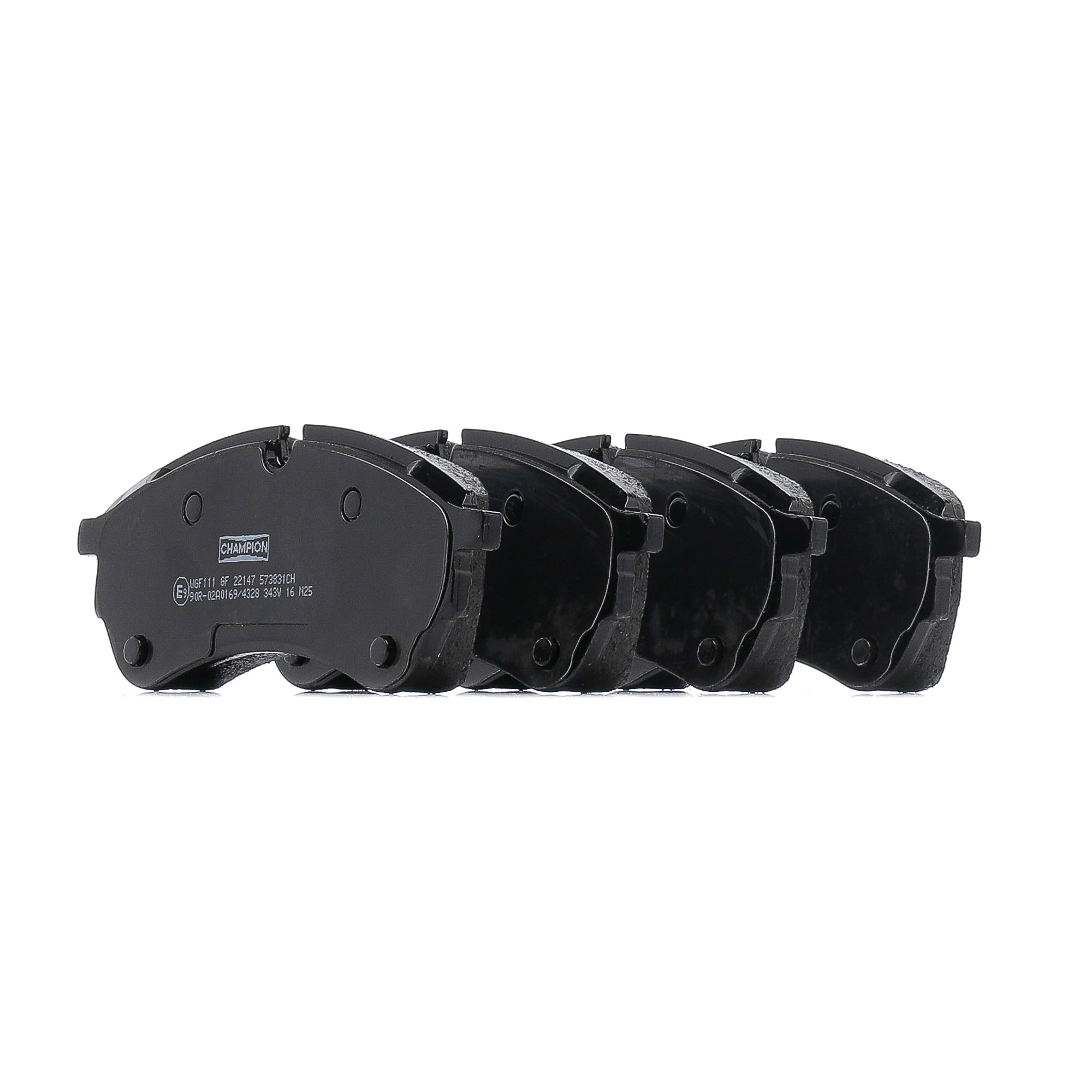 CHAMPION 573831CH Brake pad set prepared for wear warning indicator