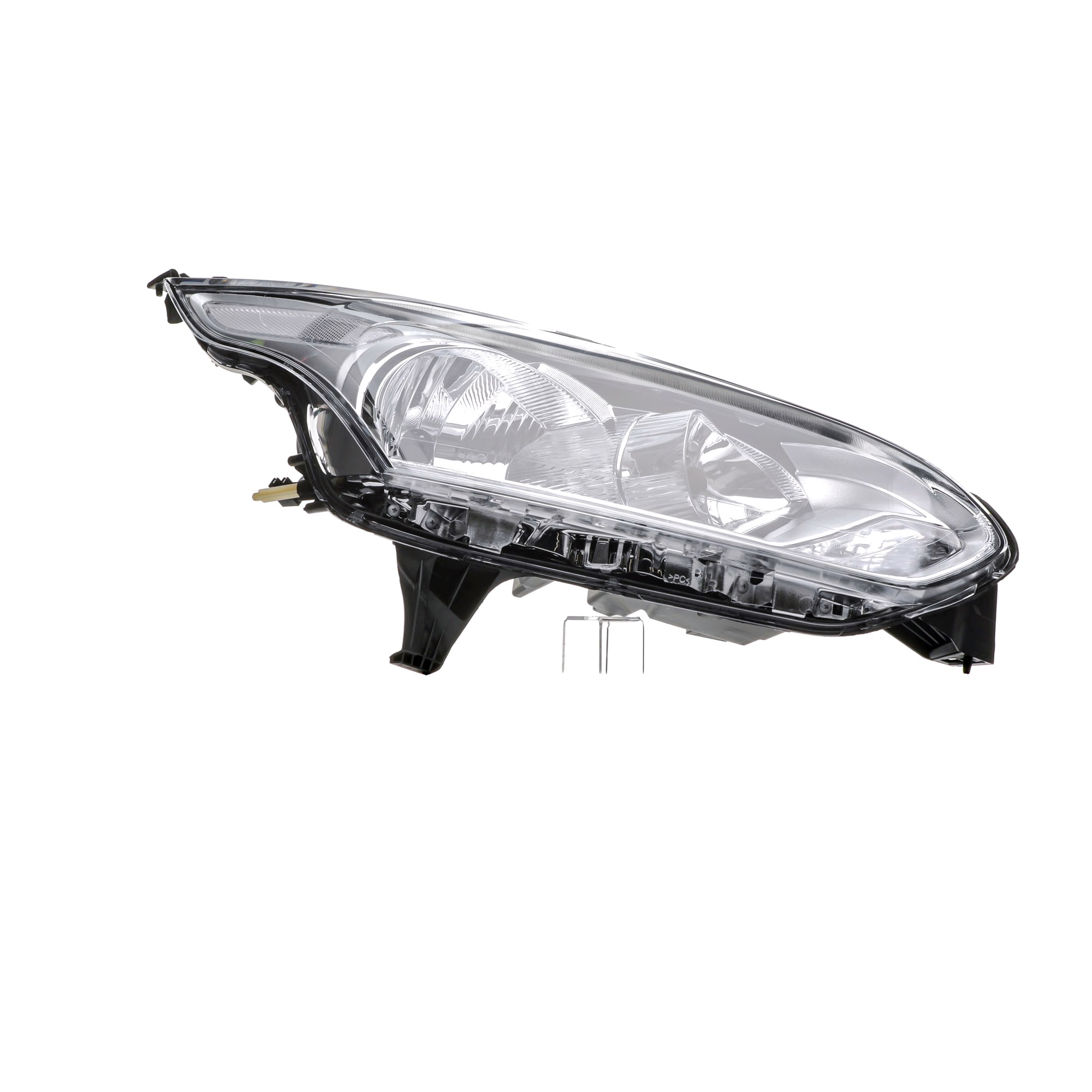 TYC 20-14785-25-2 Koplamp rechts, H15, H7, chroom, wit