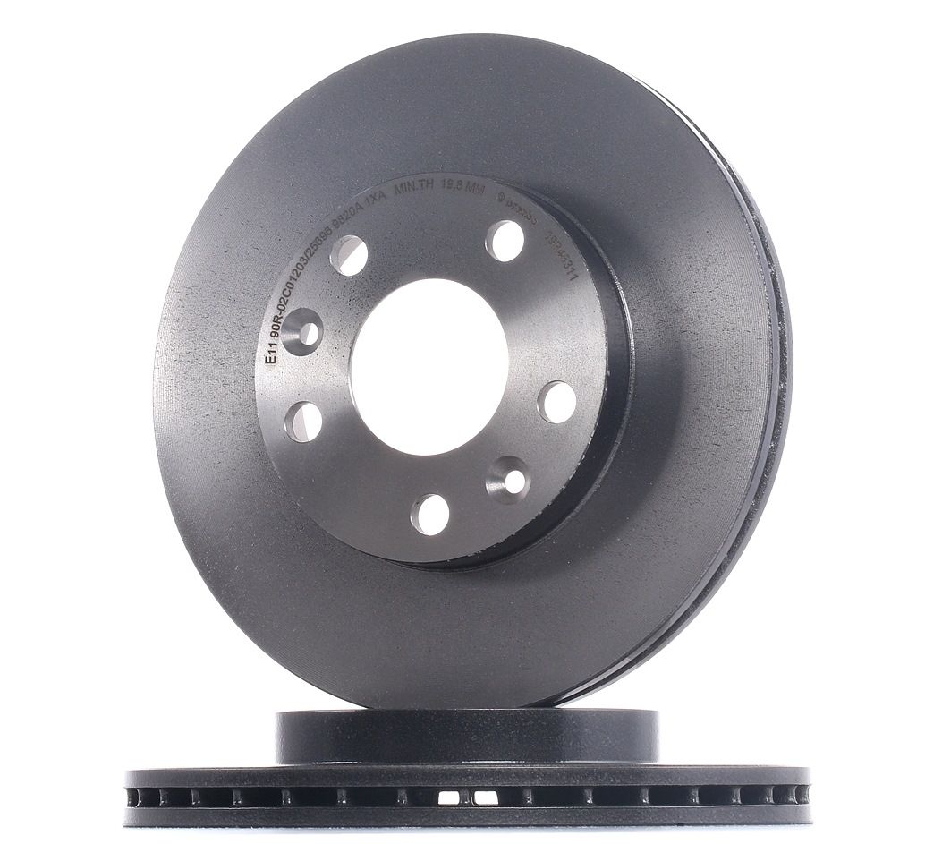 Performance brake discs BREMBO 269x22,5mm, 5, internally vented, Coated, High-carbon - 09.B463.11