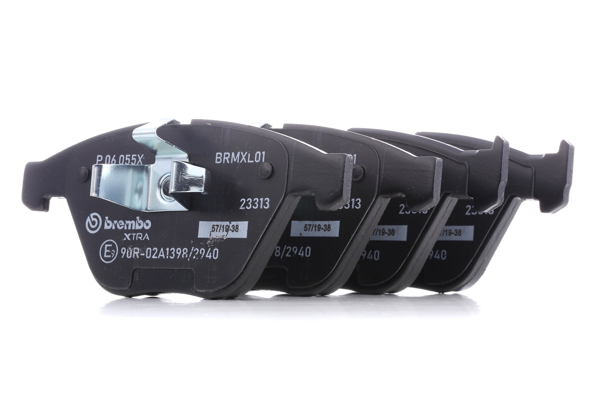 23313 BREMBO prepared for wear indicator, without accessories Height: 68mm, Width: 155mm, Thickness: 20mm Brake pads P 06 055X buy