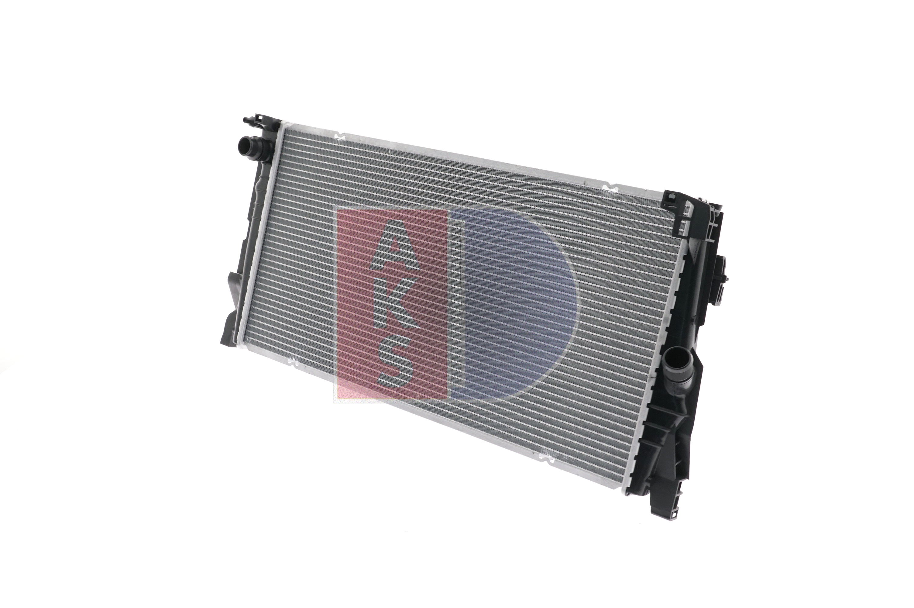 AKS DASIS 050093N Engine radiator Aluminium, for vehicles with air conditioning, 680 x 351 x 26 mm, Brazed cooling fins