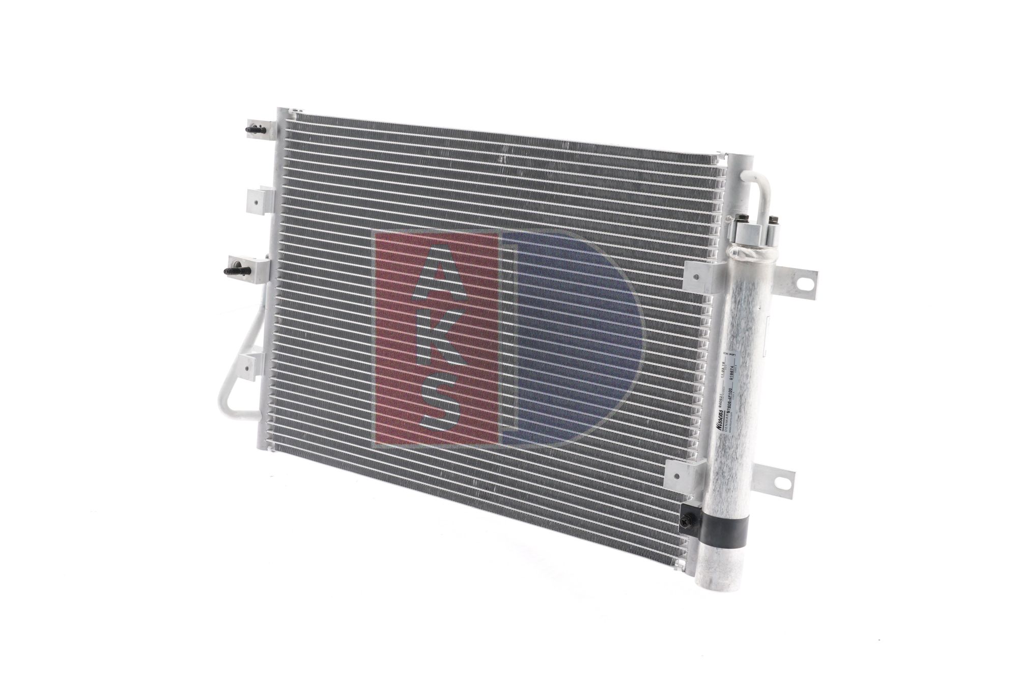 AKS DASIS 562058N Air conditioning condenser with dryer, 13,6mm, 8,9mm, 505mm