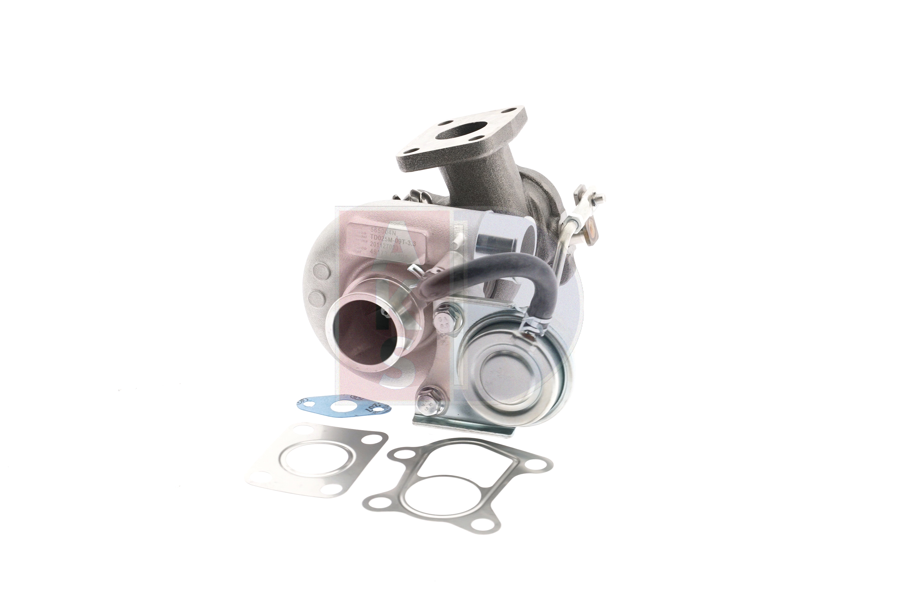 AKS DASIS 565004N Turbocharger Exhaust Turbocharger, with gaskets/seals