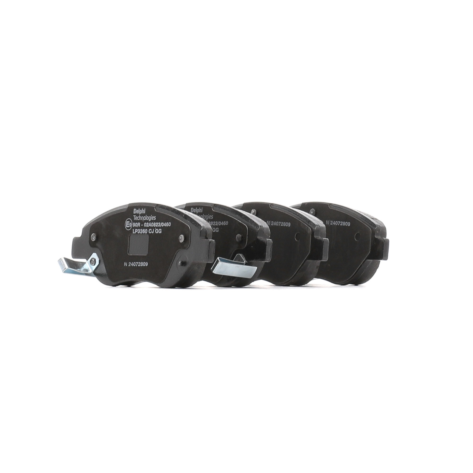 DELPHI LP3360 Brake pad set with acoustic wear warning