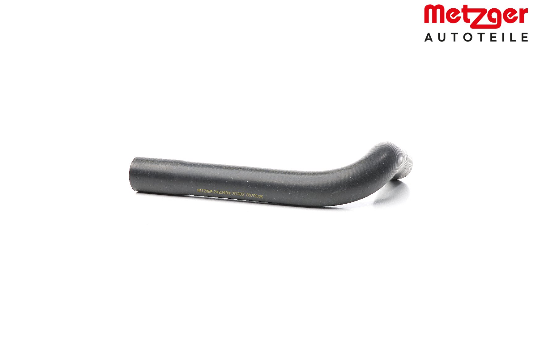 2420434 Radiator hose METZGER 8D0121101C
