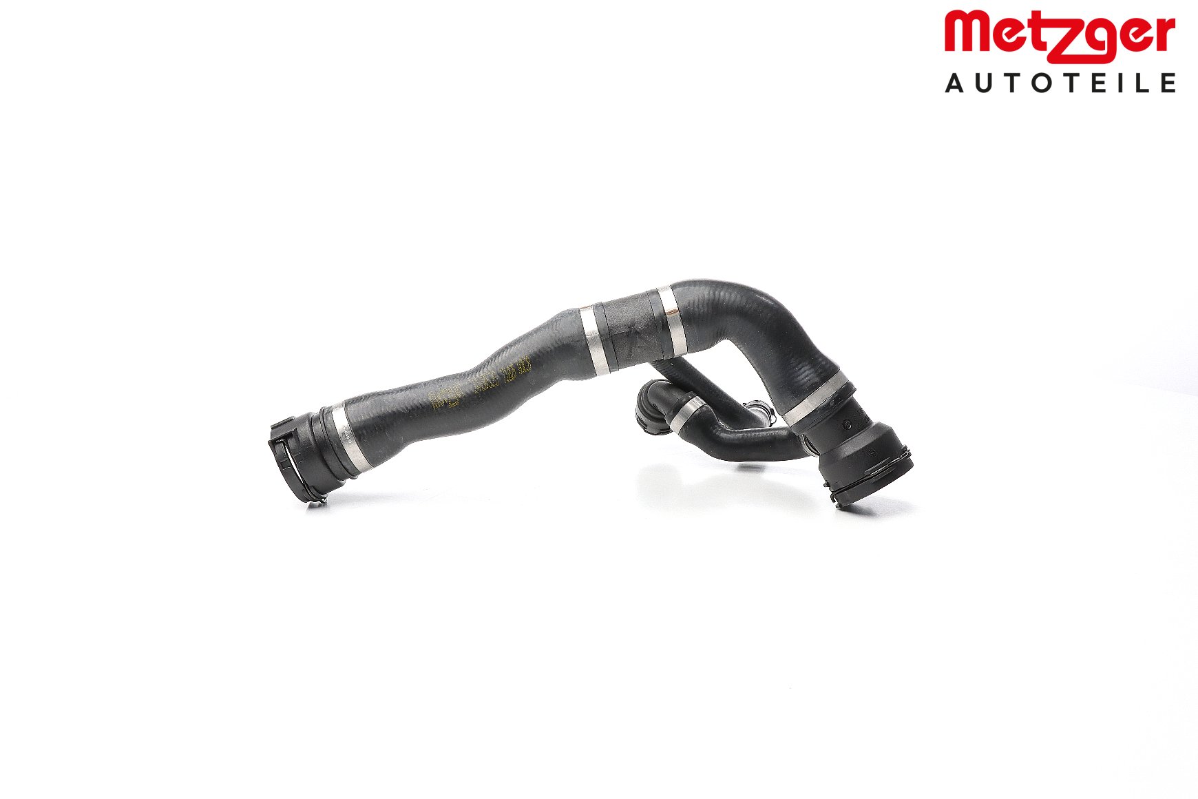 METZGER 2420525 Radiator hose Upper Left, EPDM (ethylene propylene diene Monomer (M-class) rubber)