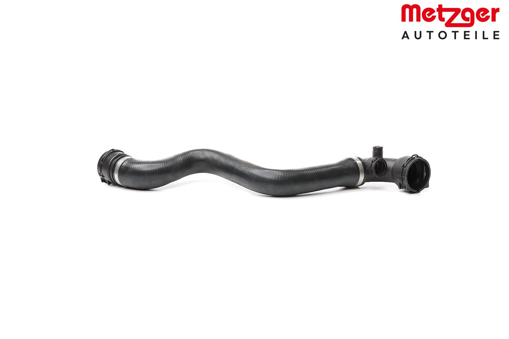 METZGER 2420638 Radiator hose Upper Left, EPDM (ethylene propylene diene Monomer (M-class) rubber)