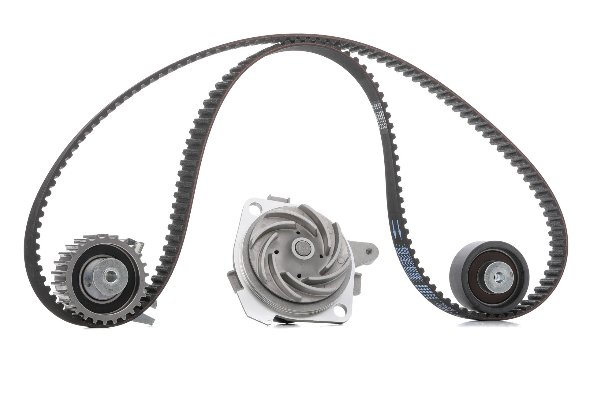 MAGNETI MARELLI 132011160054 Water pump and timing belt kit Number of Teeth: 163 L: 1304 mm, Width: 24 mm