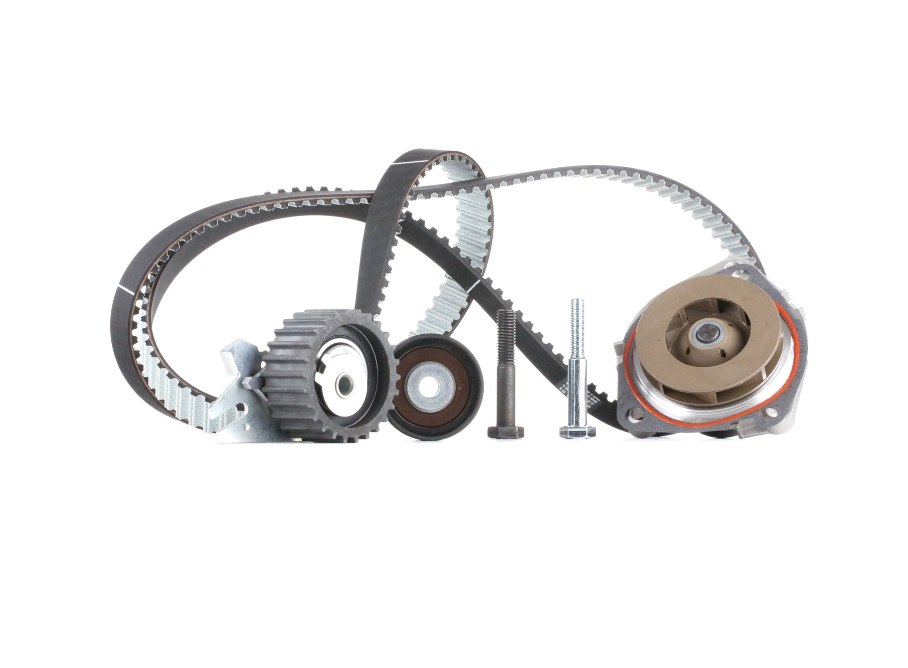 Fiat FREEMONT Belts, chains, rollers parts - Water pump and timing belt kit MAGNETI MARELLI 132011160073