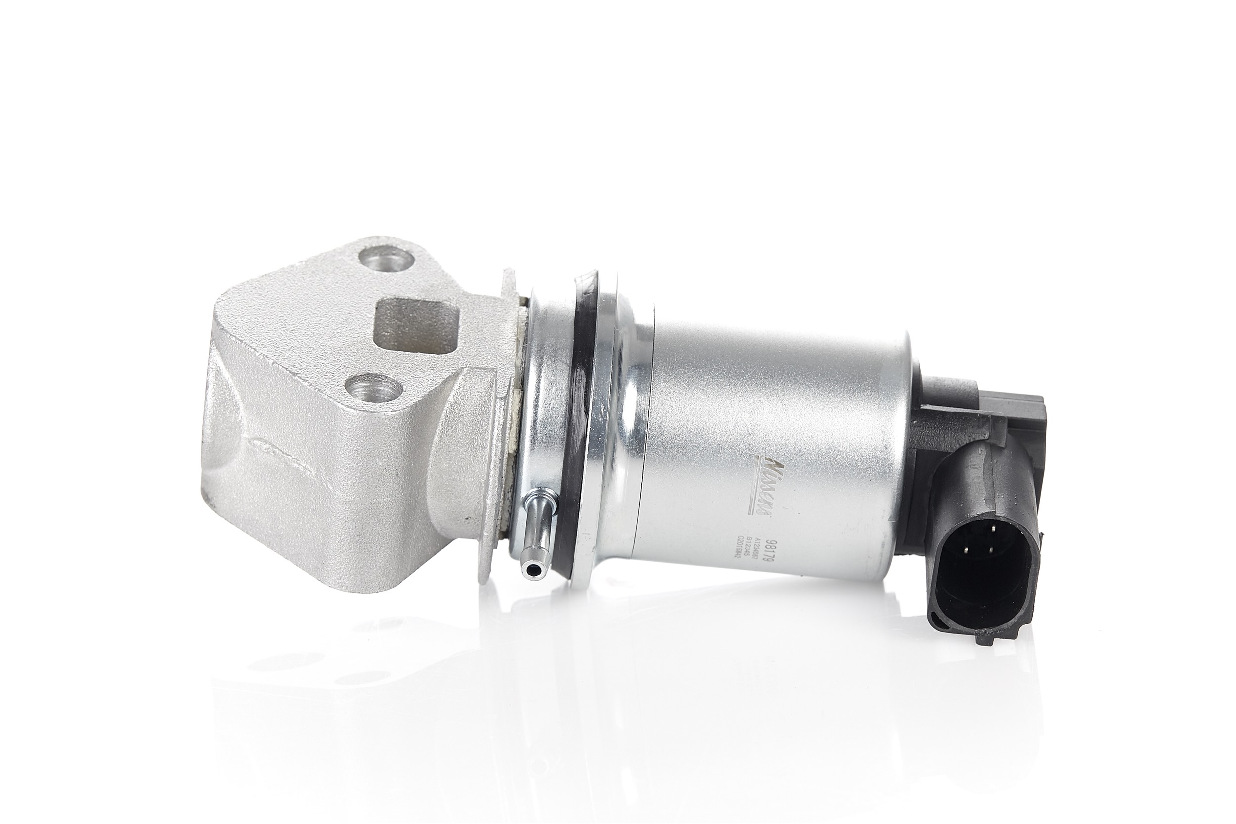 NISSENS 98179 EGR-ventil elektrisk, med sensor, Styrenhet/mjukvara får INTE ställas in/uppdateras, utan undertryck-bypass, utan kabel, med elektronik