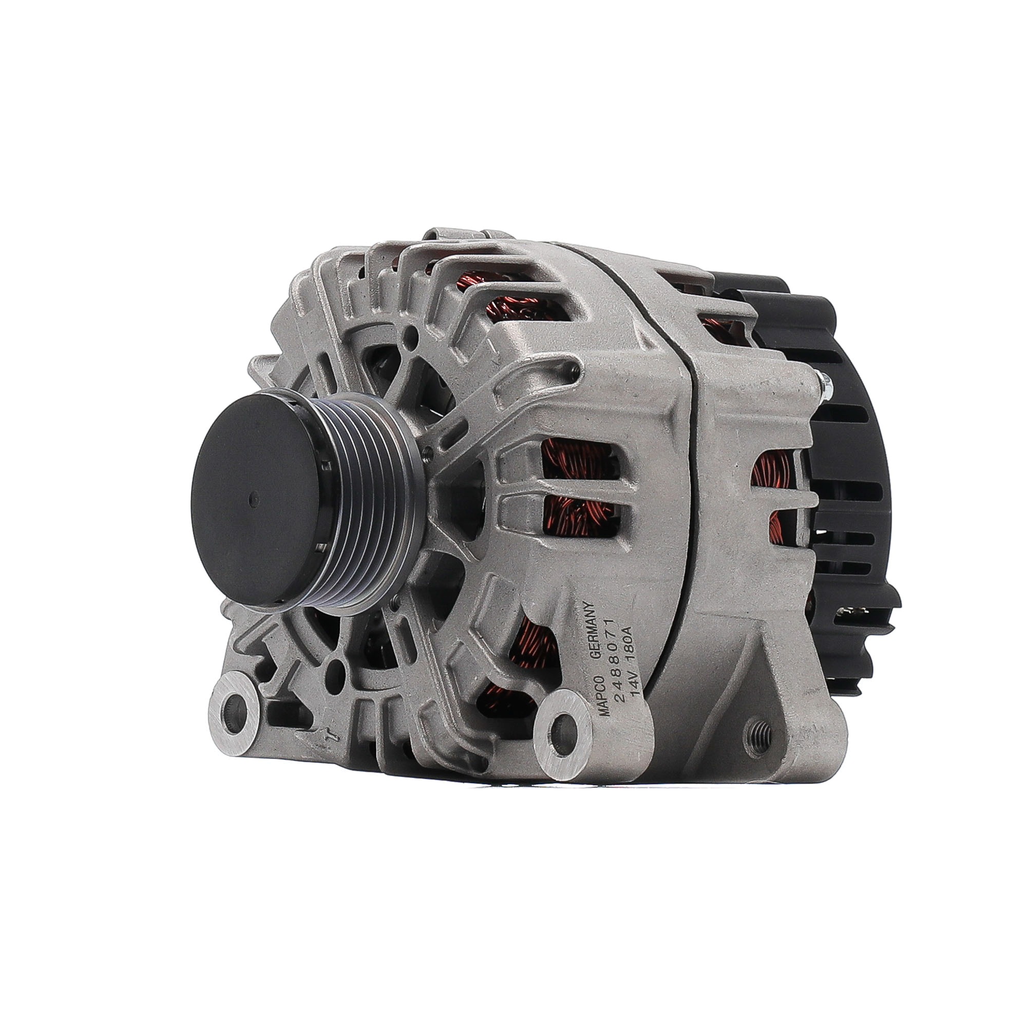 MAPCO 14V, 180A, B+ COM, Ø 56 mm Number of ribs: 6 Generator 13319 buy