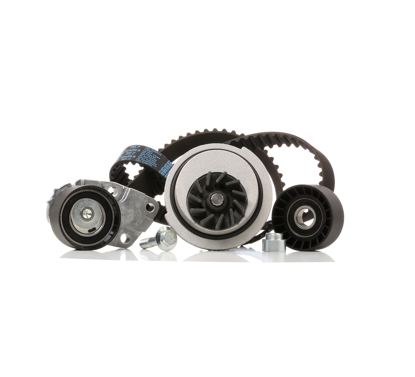 DOLZ KD144 Water pump and timing belt kit Number of Teeth: 127, Width: 25,4 mm