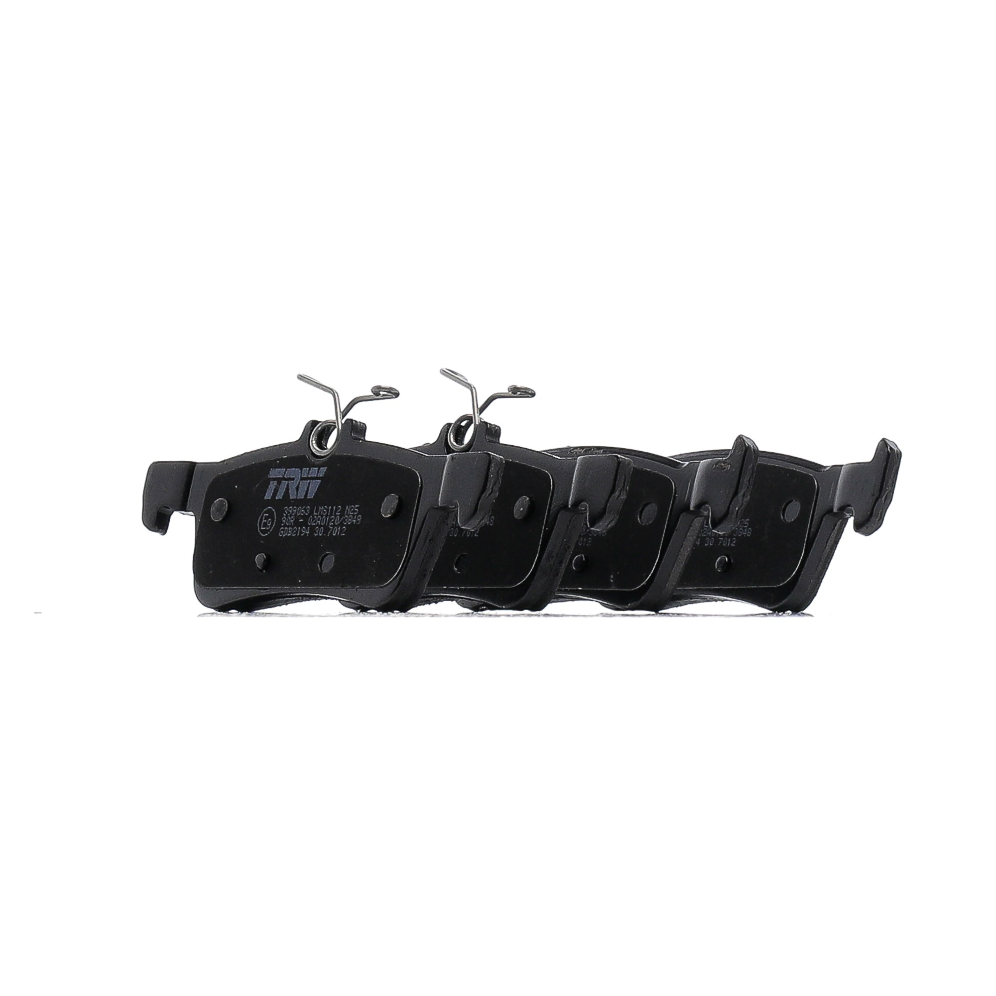 TRW GDB2194 Brake pad set not prepared for wear warning indicator