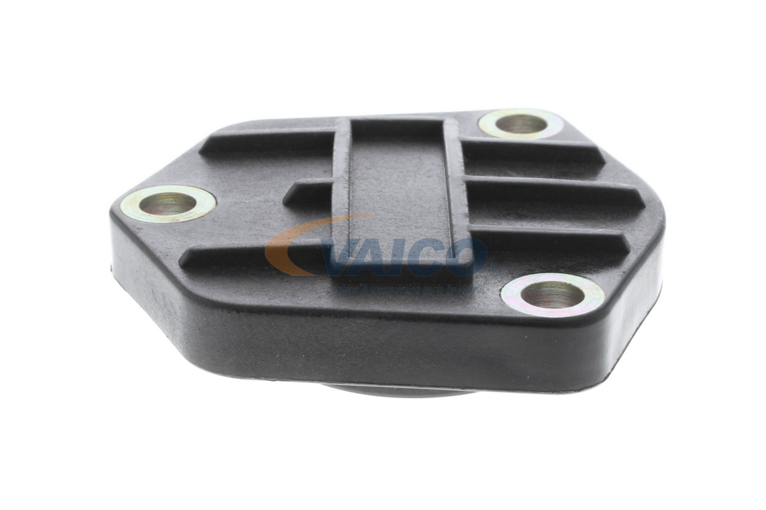 VAICO V10-2638-1 Oil sump gasket Plastic, with nut, with seal ring, with bore for oil-level sensor