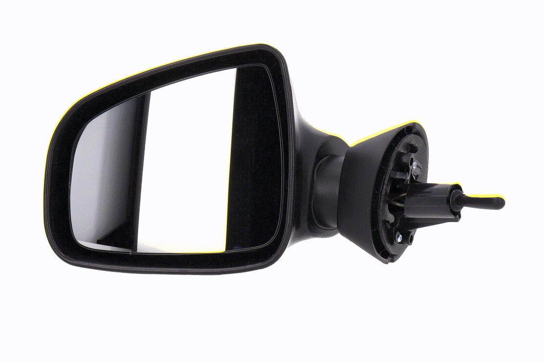 VEMO V21-69-0010 Wing mirror Left, black, Manual, Convex