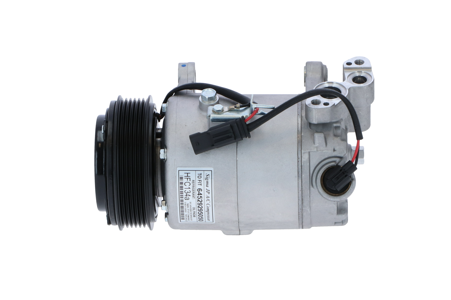 NRF VS14, 12V, PAG 46 YF, R 1234yf, R 134a, with magnetic clutch, with seal ring Belt Pulley Ø: 110mm, Number of grooves: 6 AC compressor 32979 buy