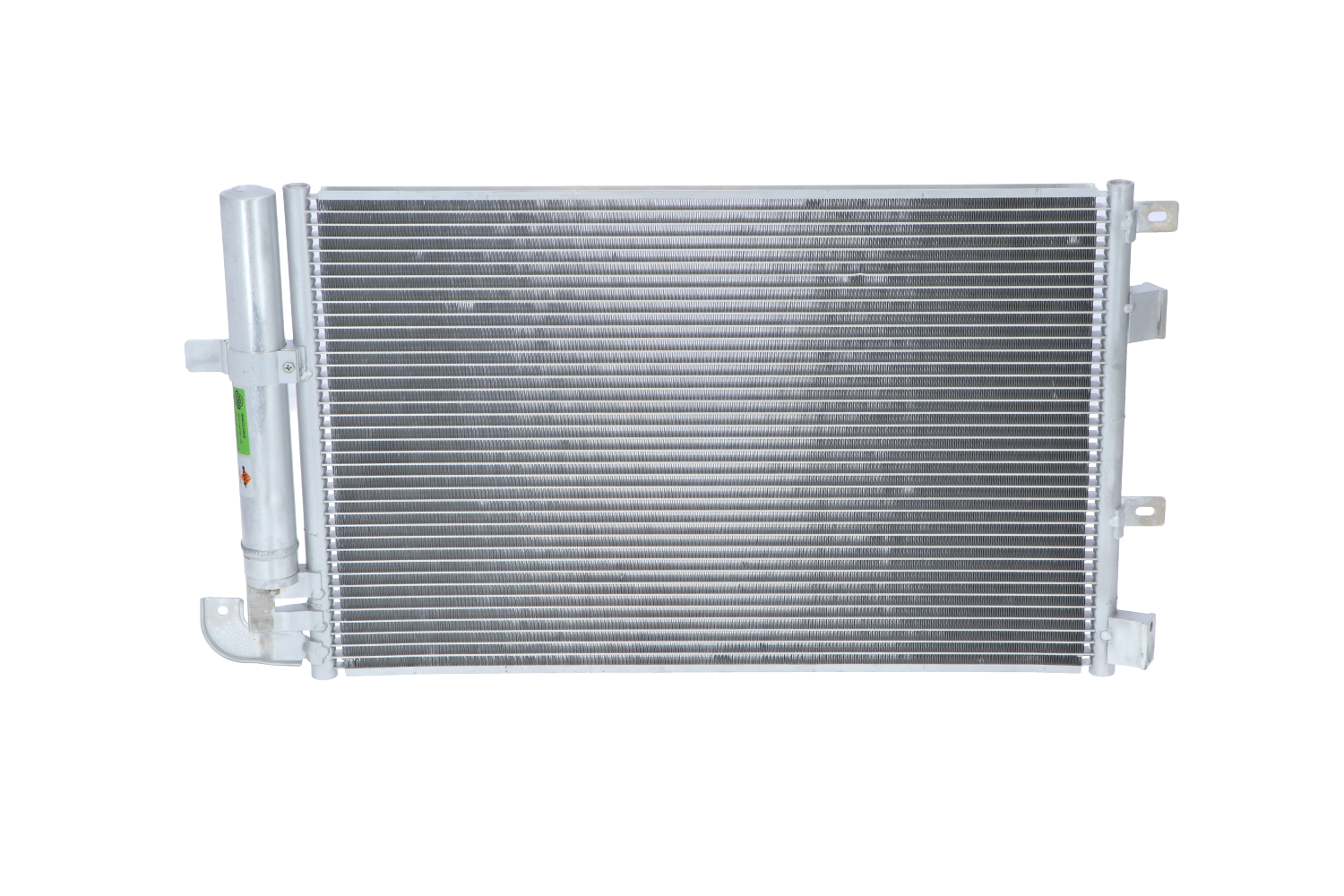 NRF 350345 Air conditioning condenser with dryer, 11,8mm, 11,8mm, Aluminium, 580mm