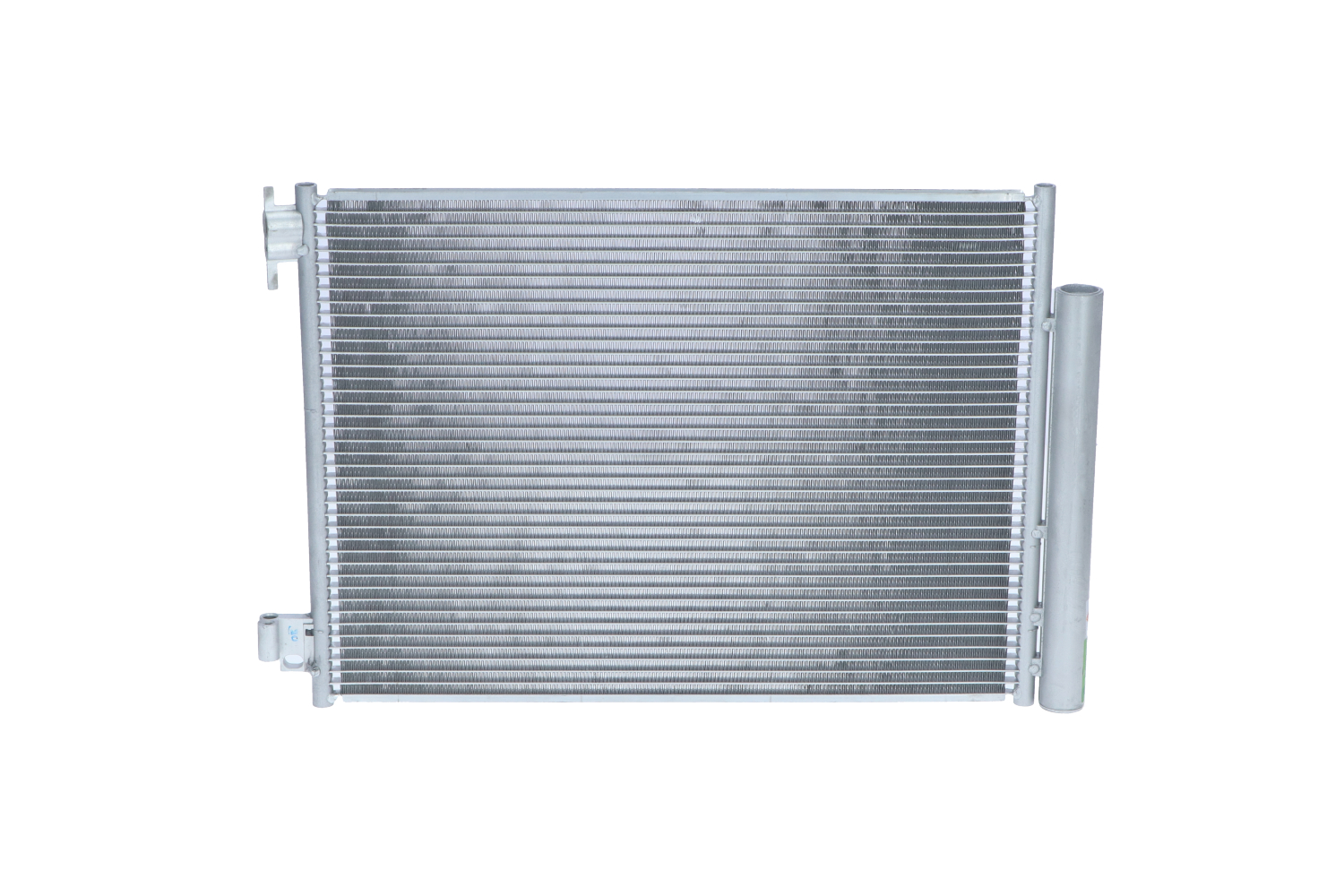 NRF 350357 Air conditioning condenser with dryer, with seal ring, 15,5mm, 10,1mm, Aluminium, 520mm