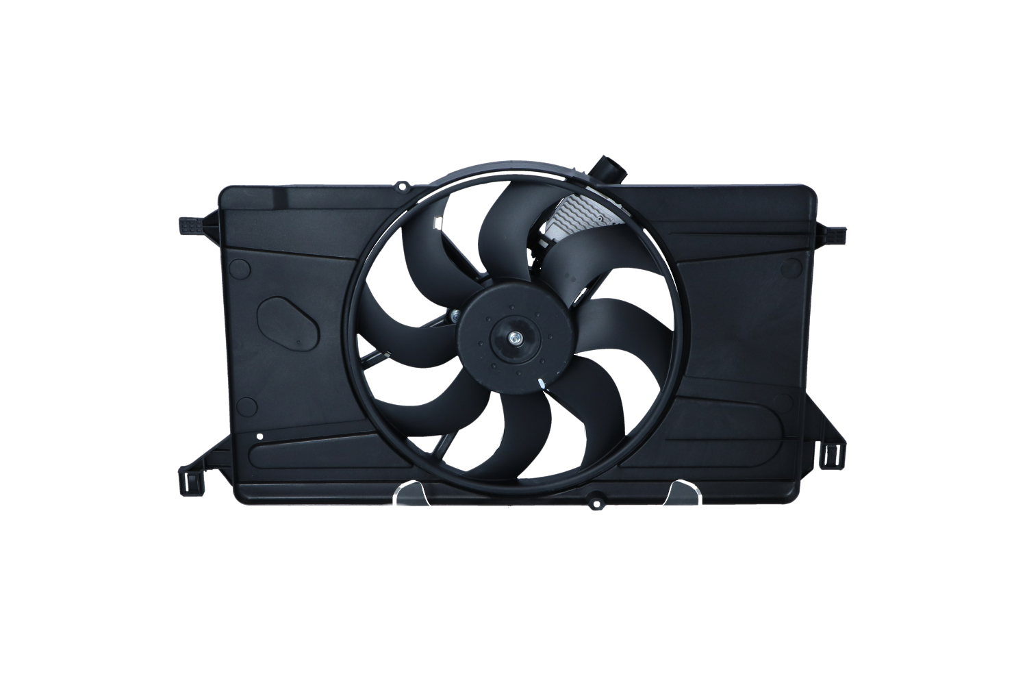 47879 NRF Fan, radiator D1: 403 mm, 12V, 255W, with radiator fan shroud,  with control unit for FORD FOCUS ▷ AUTODOC price and review