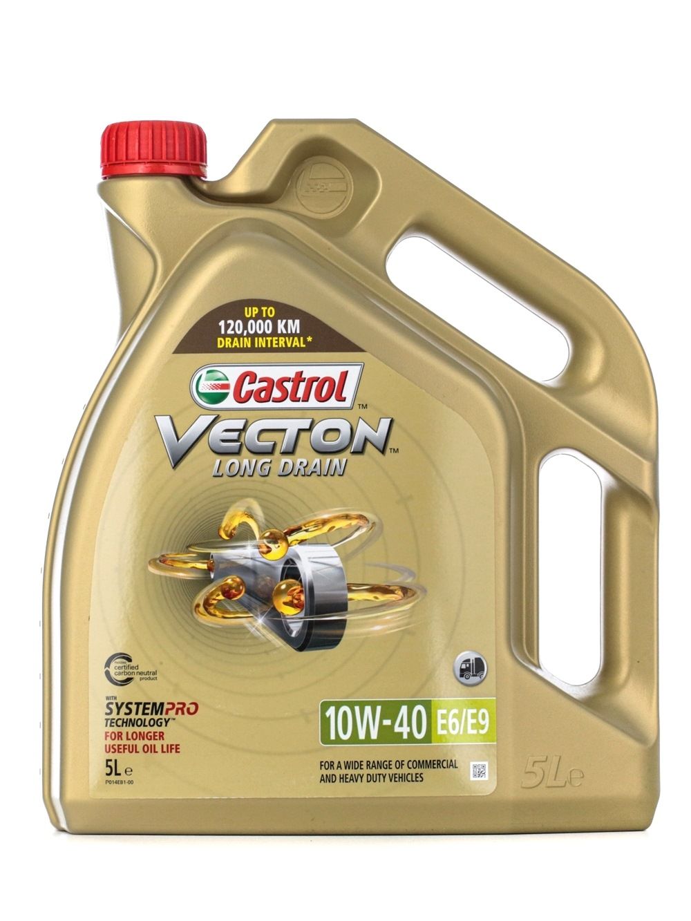 CASTROL Vecton, Long Drain E6/E9 15B34C Aceite de motor 10W-40, 5L