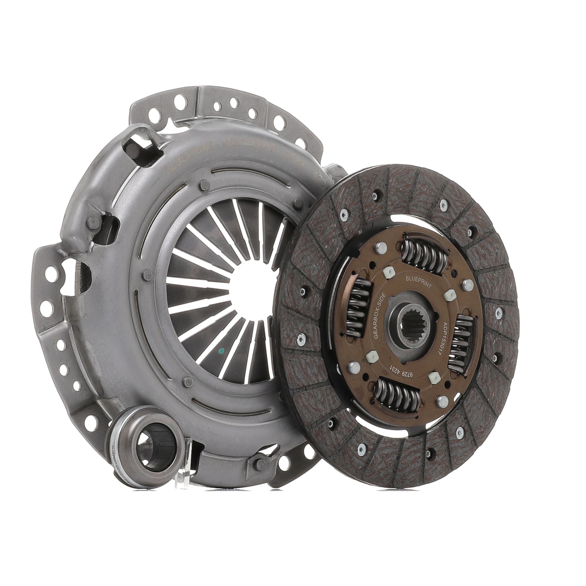 BLUE PRINT ADP153017 Clutch kit three-piece, with synthetic grease, with clutch release bearing, 200,0mm