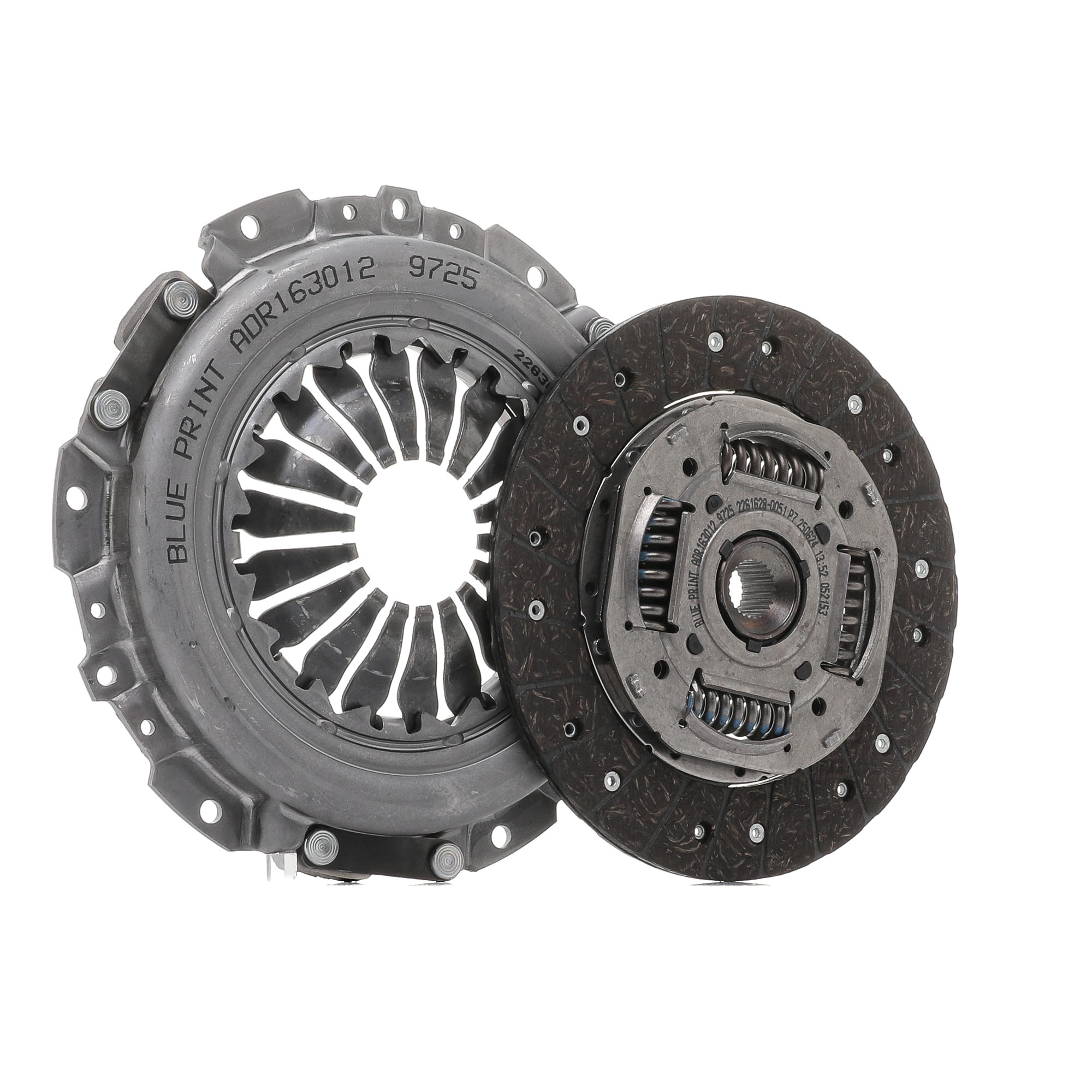 BLUE PRINT ADR163012 Clutch kit two-piece, with synthetic grease, 216,0mm