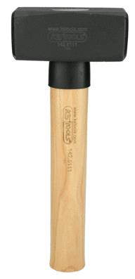 KS TOOLS Fäustel 142.5111 Länge: 120, 300mm, Breite Hammerbahn: 50mm, Holz (Hickory), Gewicht: 2100g
