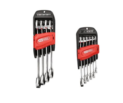 KS TOOLS Cantidad de dientes (mecanismo de trinquete): 72, Ancho de llave: 19, 8, Acero cromo-vanadio Juego de llaves poligonales y boca de trinquete 503.4250 comprar online