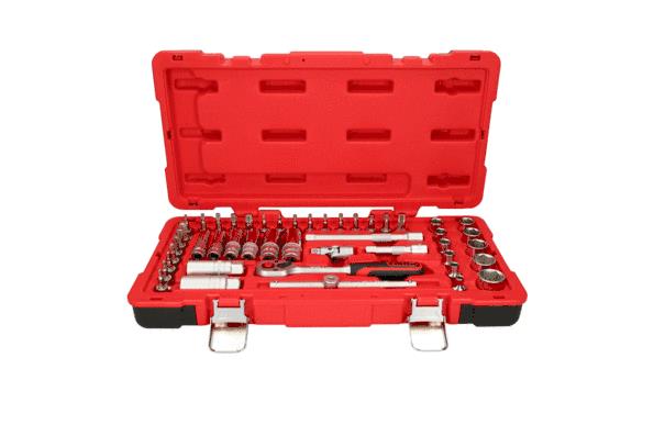 KS TOOLS Anzahl Werkzeuge: 46, Chrom-Vanadium-Stahl, Antrieb: 3/8Zoll, mit Ratschenfunktion, Vierkant Steckschlüssel-Set 951.0646 online kaufen