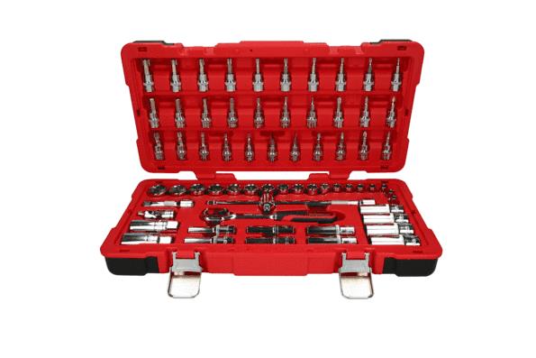 KS TOOLS Nbre/outils: 66, Acier chrome-vanadium, Entraînement: 3/8pouce, avec fonction de crantage, à tête carrée Kit de clés à douille 958.0666 acheter en ligne