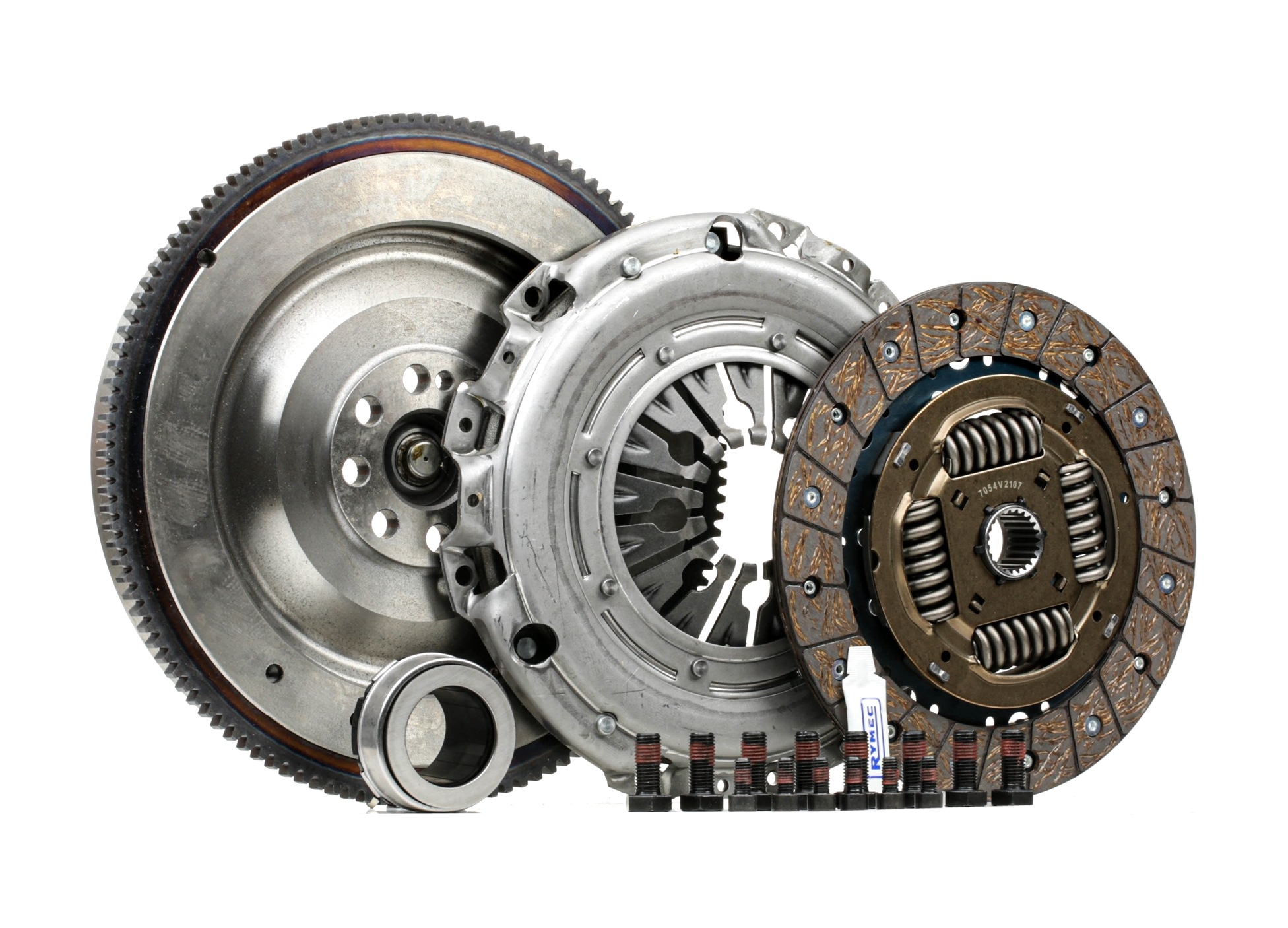 RYMEC SF1054 Clutch kit four-piece, with clutch release bearing, with flywheel, with screw set, 240mm