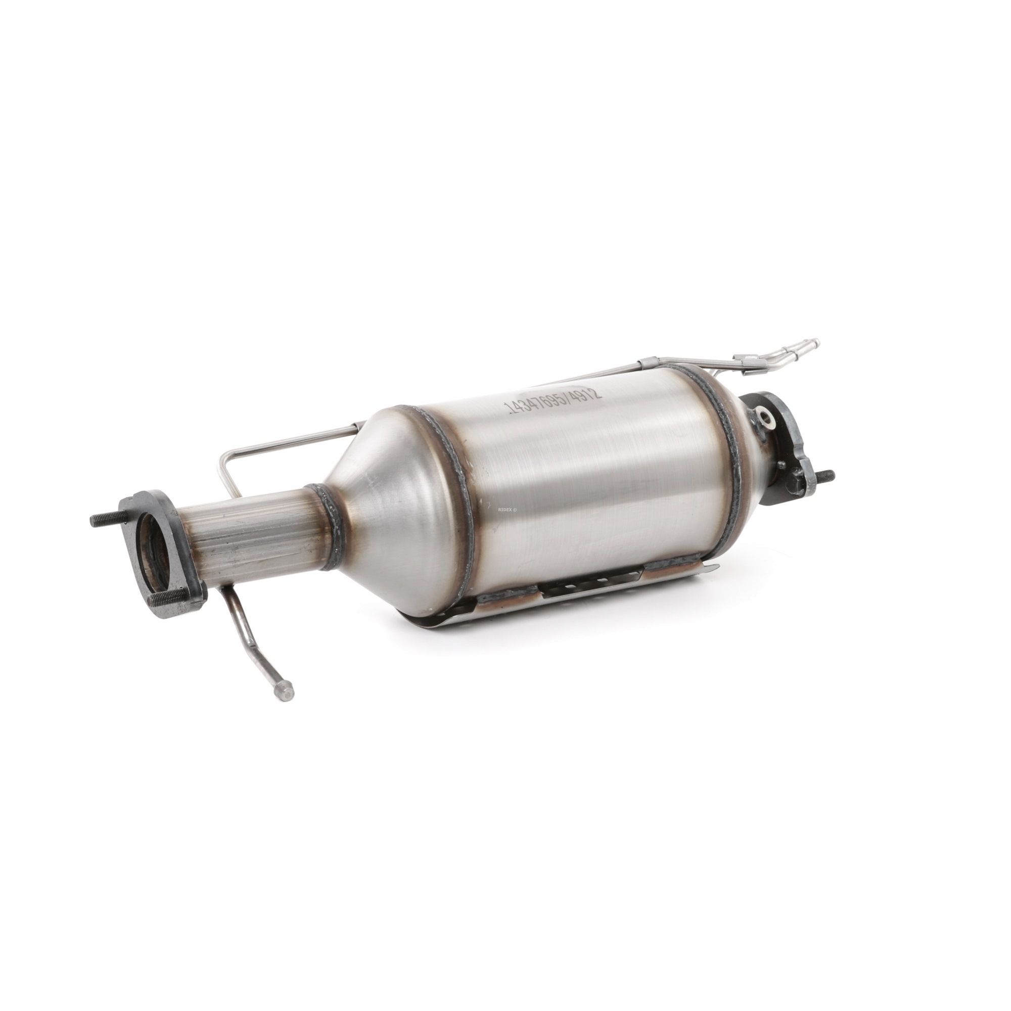 RIDEX 1256S0013 Partikelfilter (DPF) Diesel, mit Anbau-/Befestigungsmaterial, mit Anbauteilen