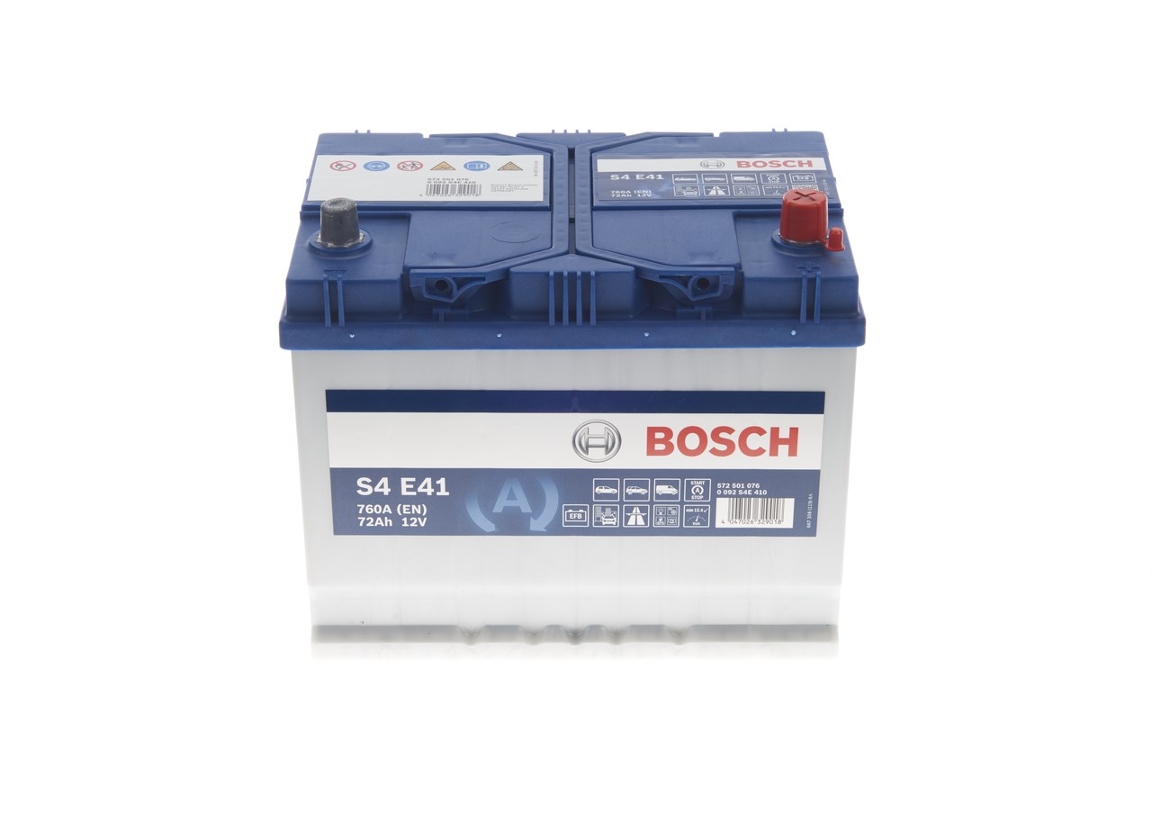 BOSCH 0 092 S4E 410 Battery 12V 72Ah 760A B01 Lead-acid battery